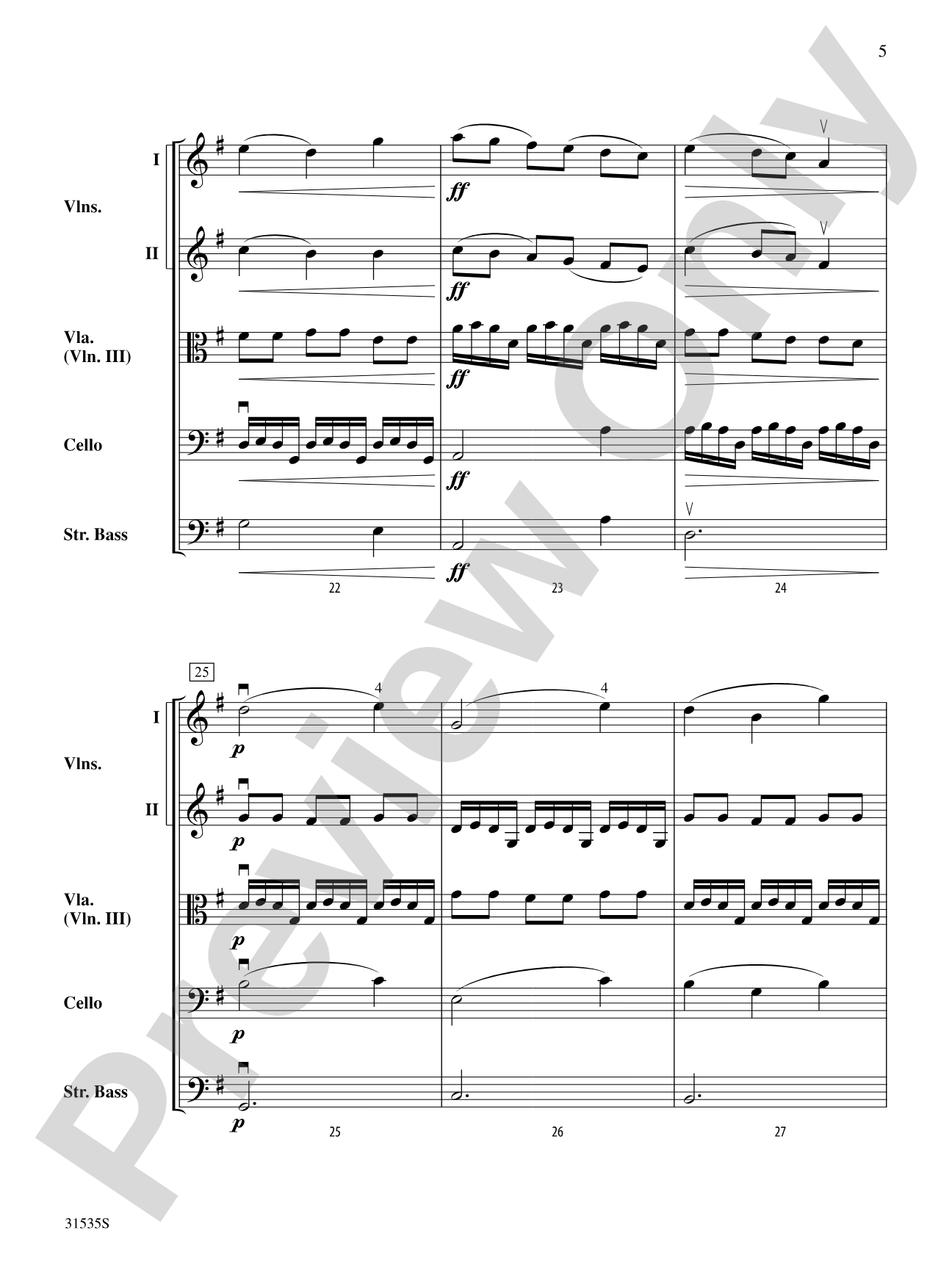 The Great Bicycle Race: String Orchestra Conductor Score & Parts