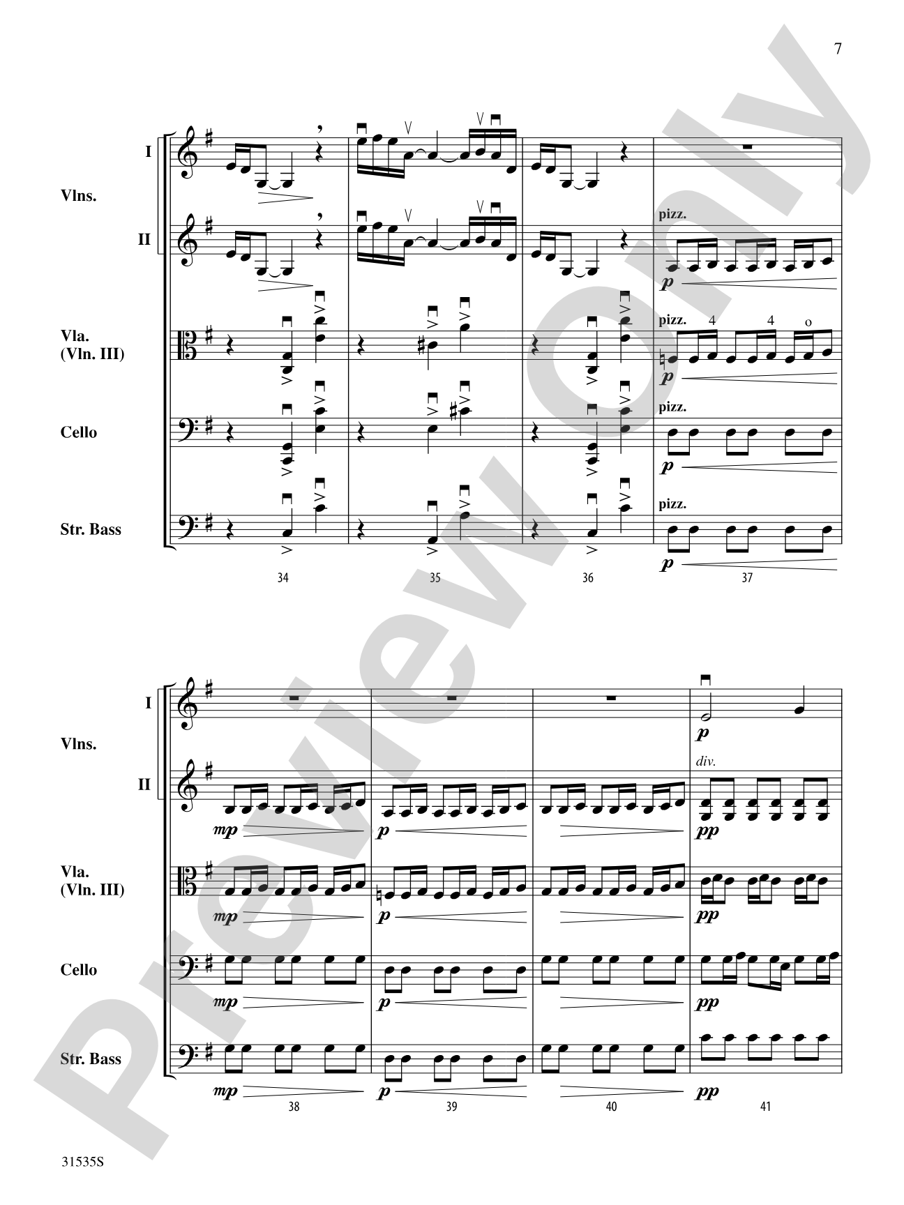 The Great Bicycle Race: String Orchestra Conductor Score & Parts