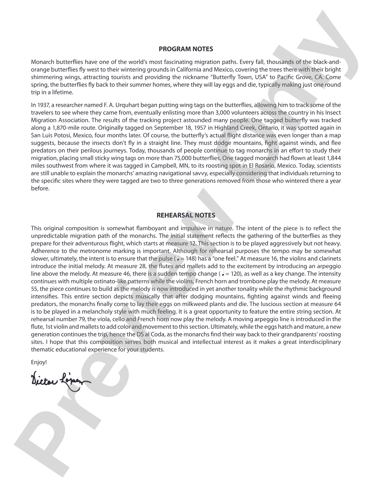 Return of the Monarchs: Full Orchestra Conductor Score & Parts