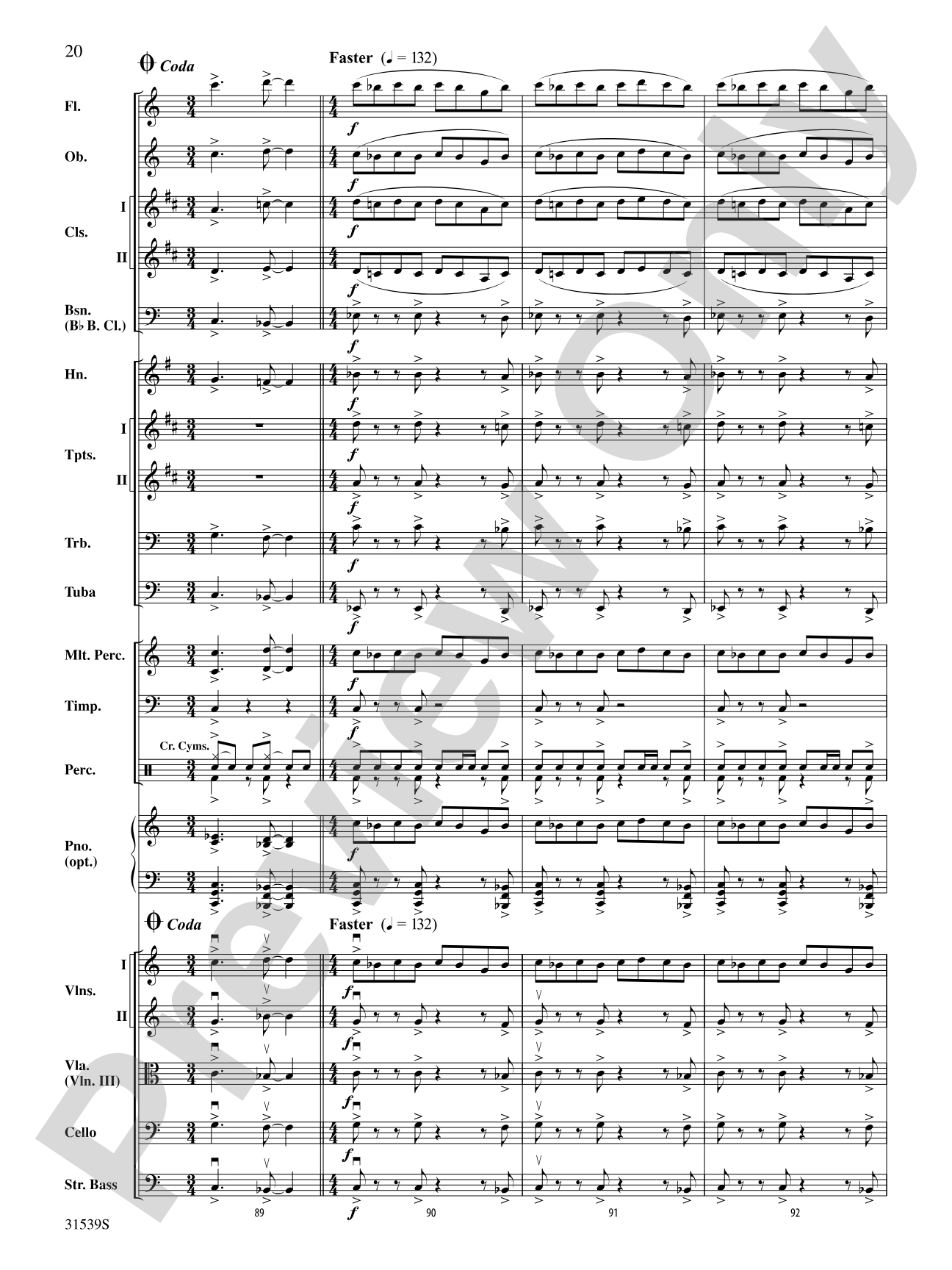 Return of the Monarchs: Full Orchestra Conductor Score & Parts