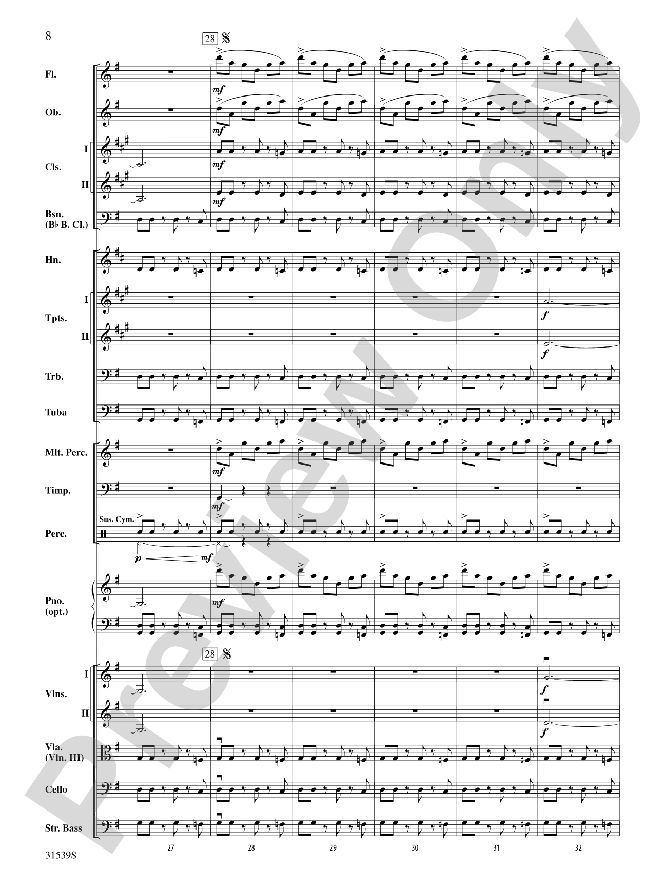 Return of the Monarchs: Full Orchestra Conductor Score & Parts