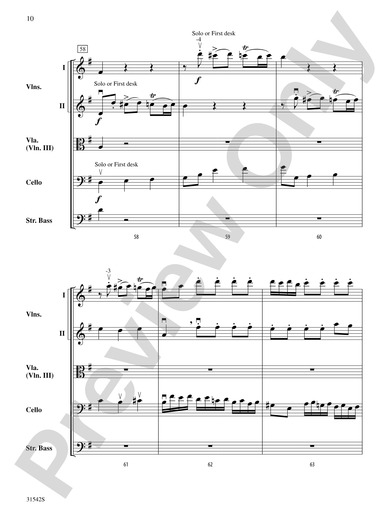 Concerto Grosso, Opus 6, No. 3 (Polonaise): String Orchestra Conductor Score & Parts