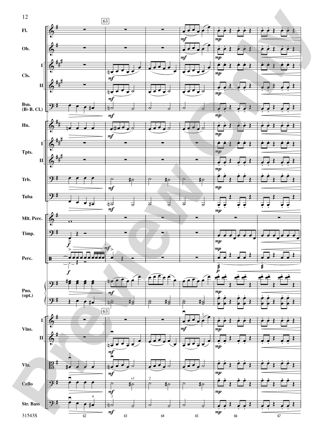 The Pit and the Pendulum: Full Orchestra Conductor Score & Parts