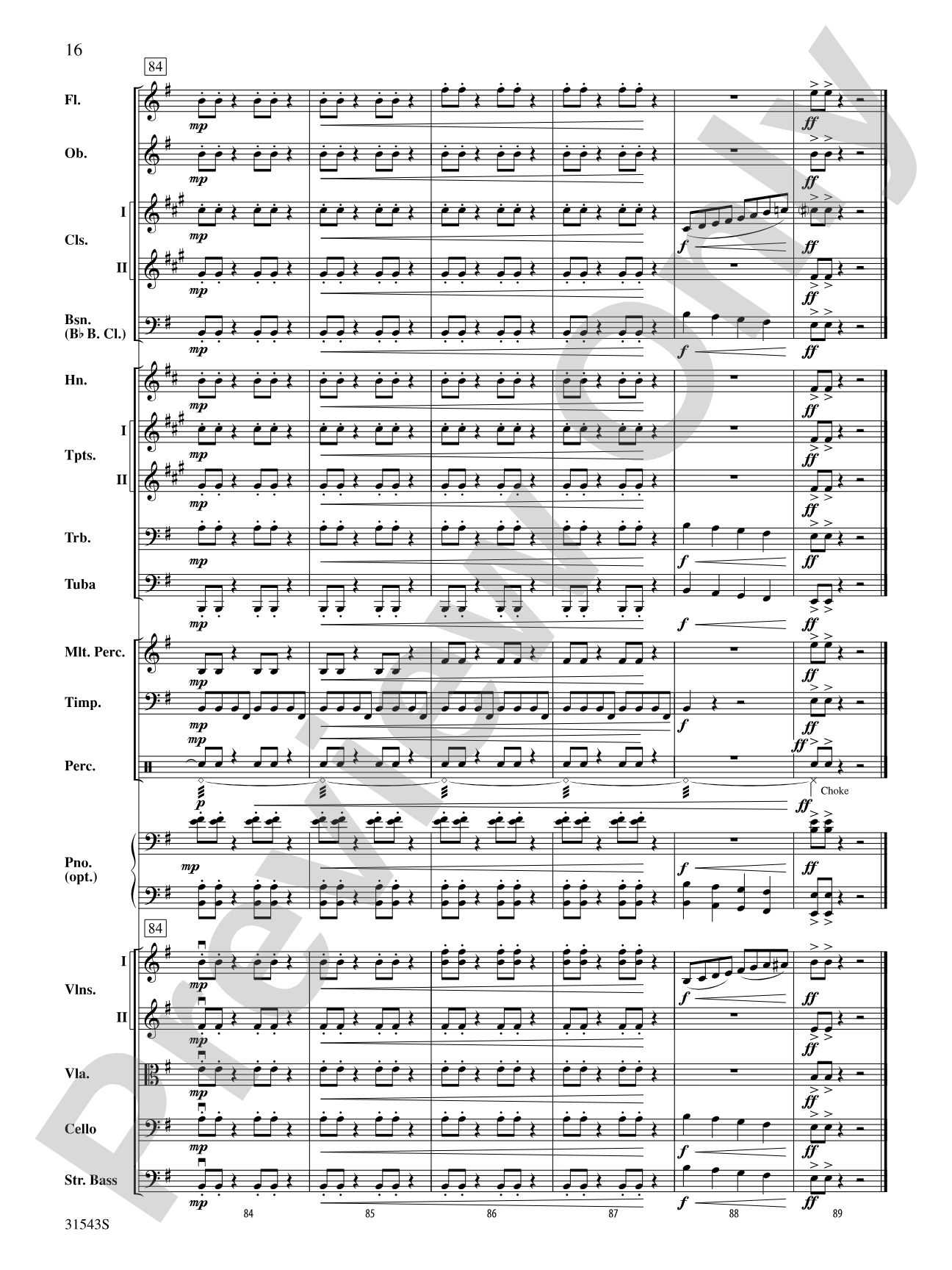 The Pit and the Pendulum: Full Orchestra Conductor Score & Parts