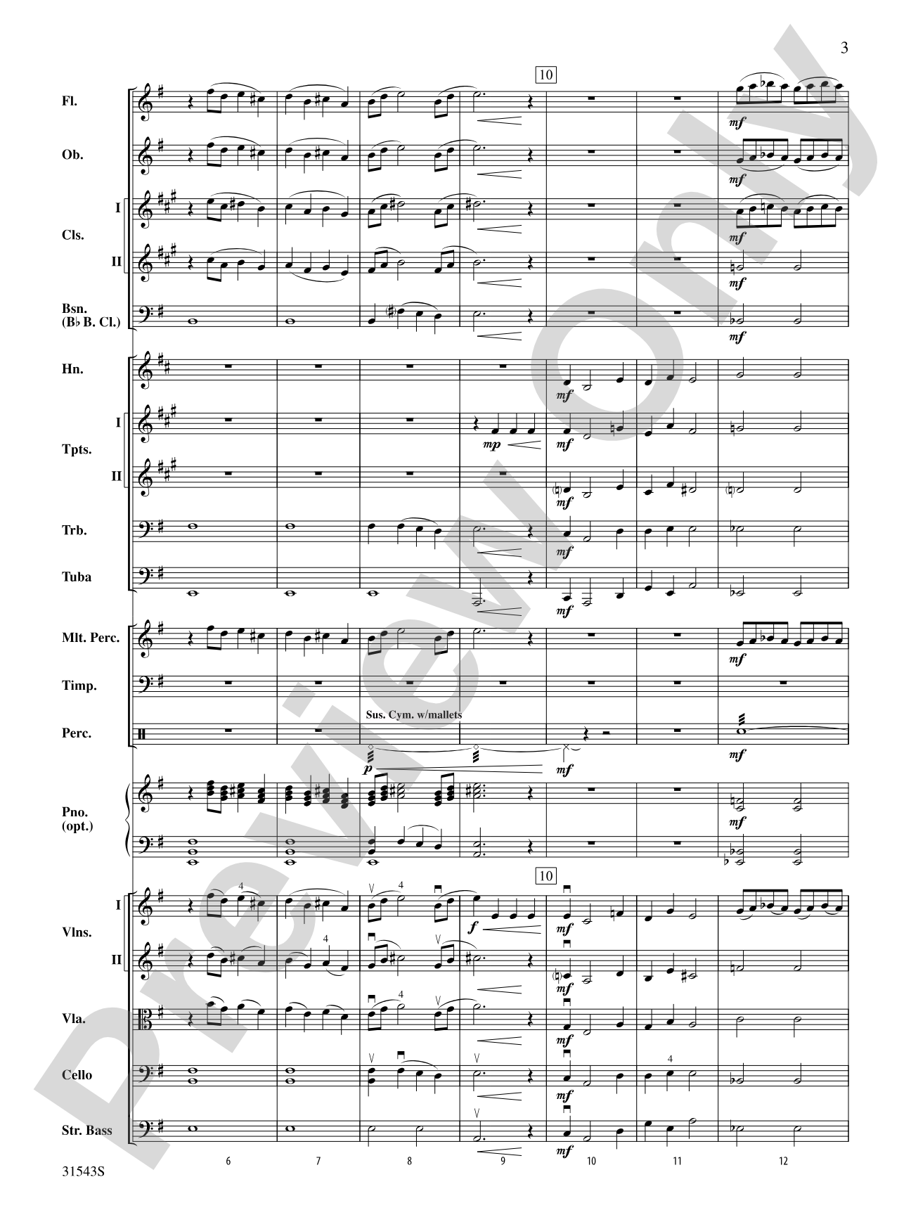 The Pit and the Pendulum: Full Orchestra Conductor Score & Parts