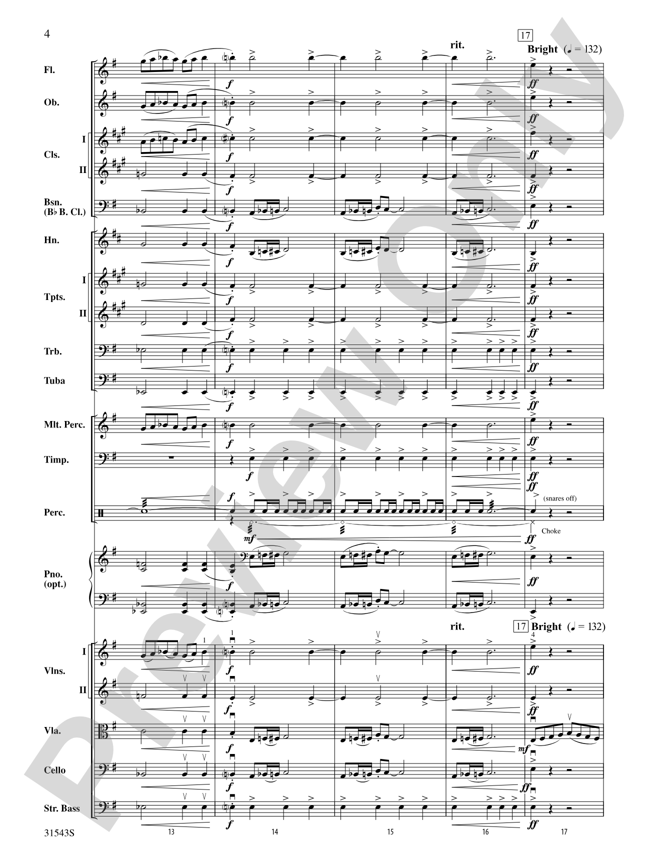 The Pit and the Pendulum: Full Orchestra Conductor Score & Parts