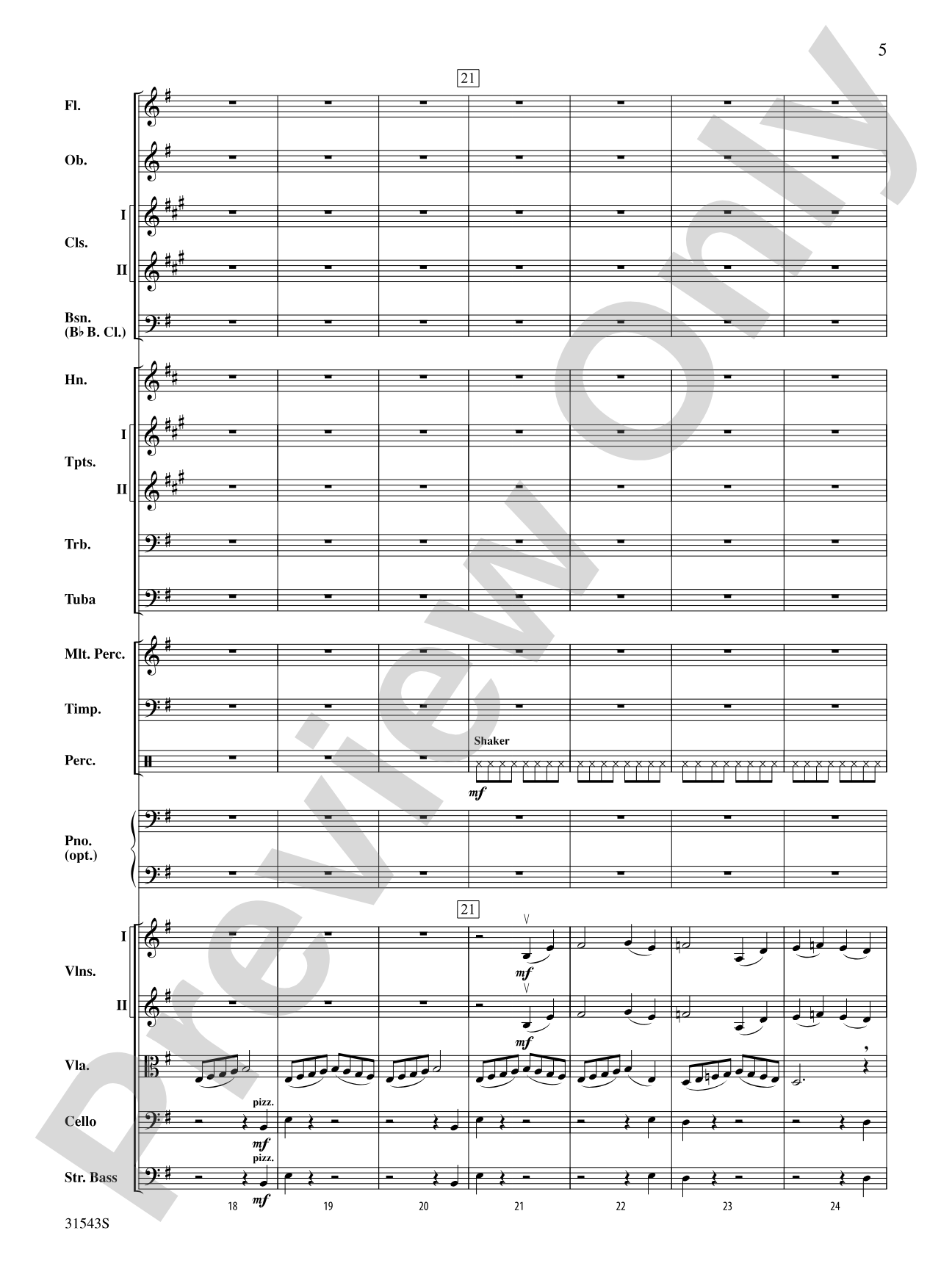 The Pit and the Pendulum: Full Orchestra Conductor Score & Parts