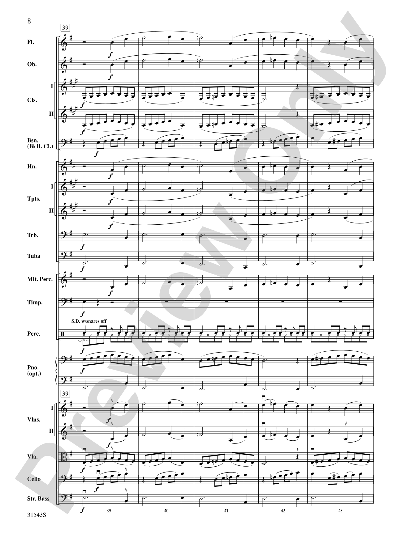 The Pit and the Pendulum: Full Orchestra Conductor Score & Parts