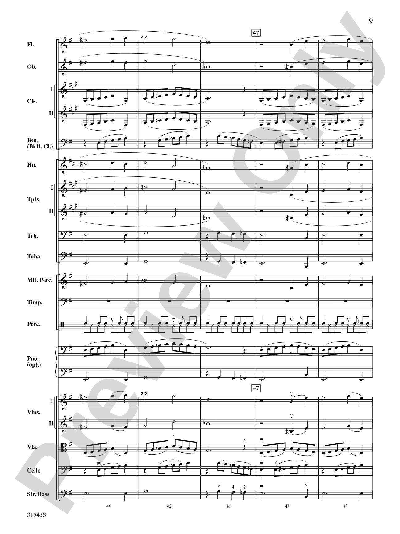 The Pit and the Pendulum: Full Orchestra Conductor Score & Parts