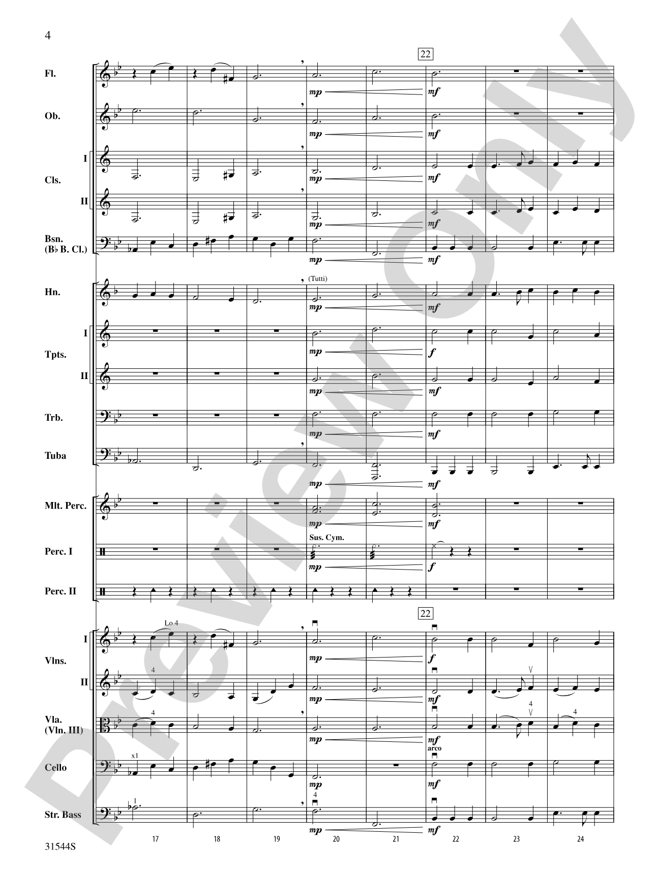 Three King Strut: Full Orchestra Conductor Score & Parts