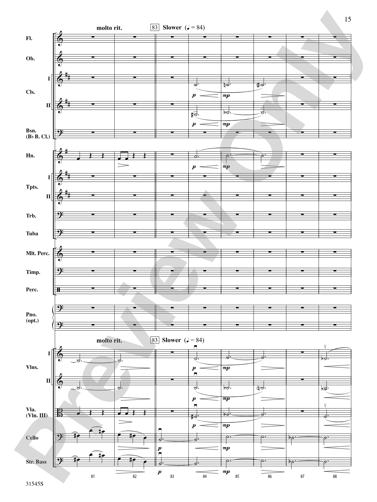 Galileo's Vision: Full Orchestra Conductor Score & Parts