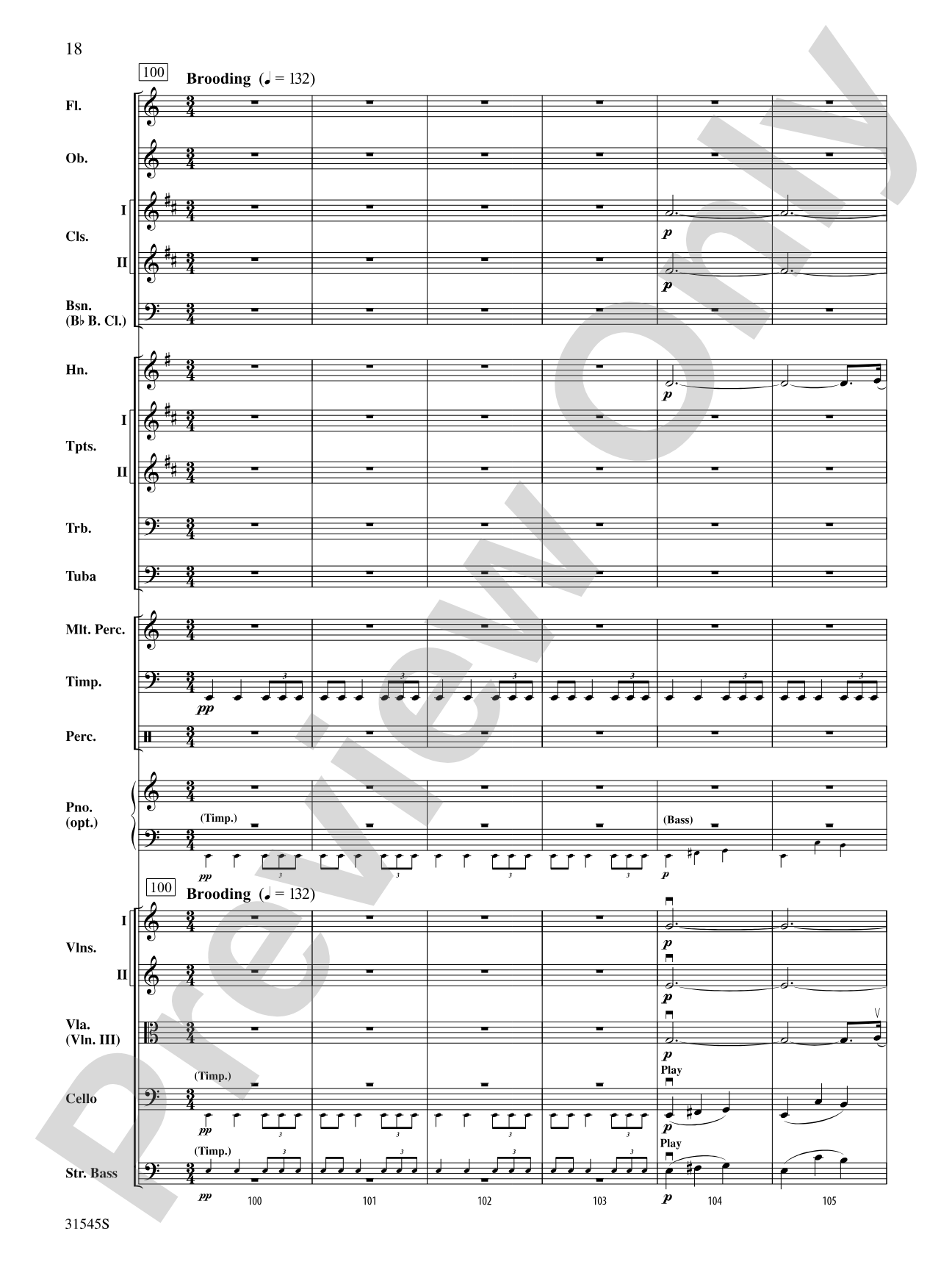 Galileo's Vision: Full Orchestra Conductor Score & Parts