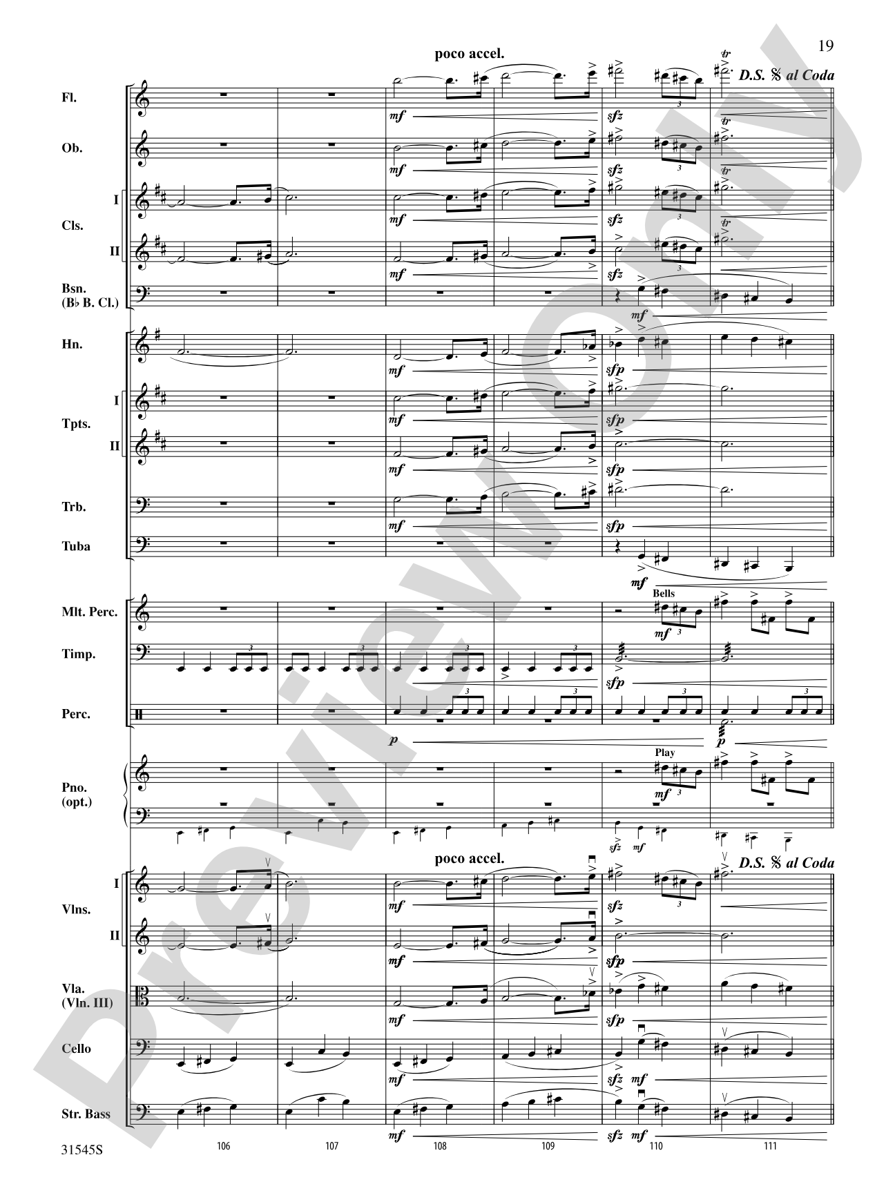 Galileo's Vision: Full Orchestra Conductor Score & Parts