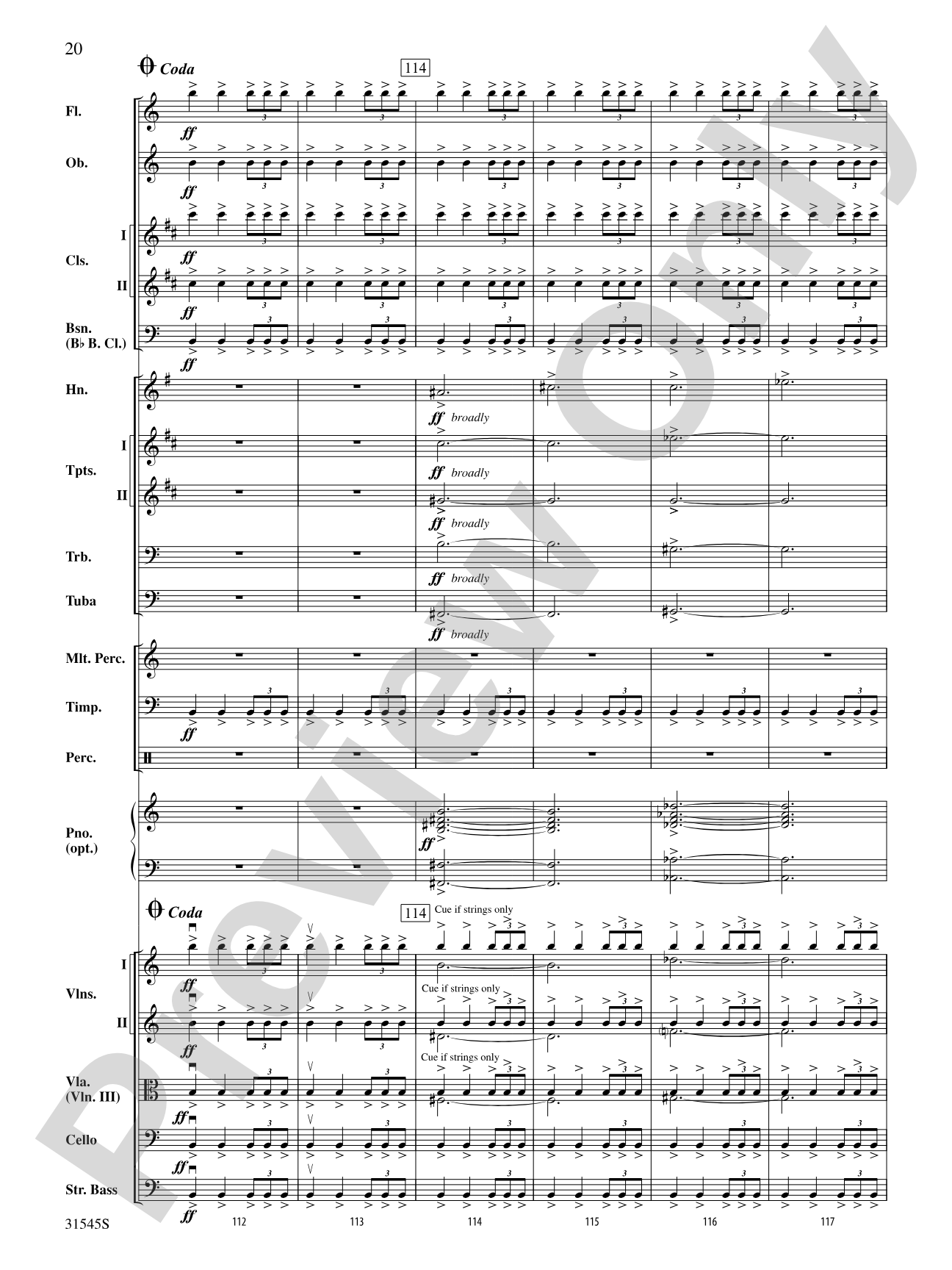 Galileo's Vision: Full Orchestra Conductor Score & Parts