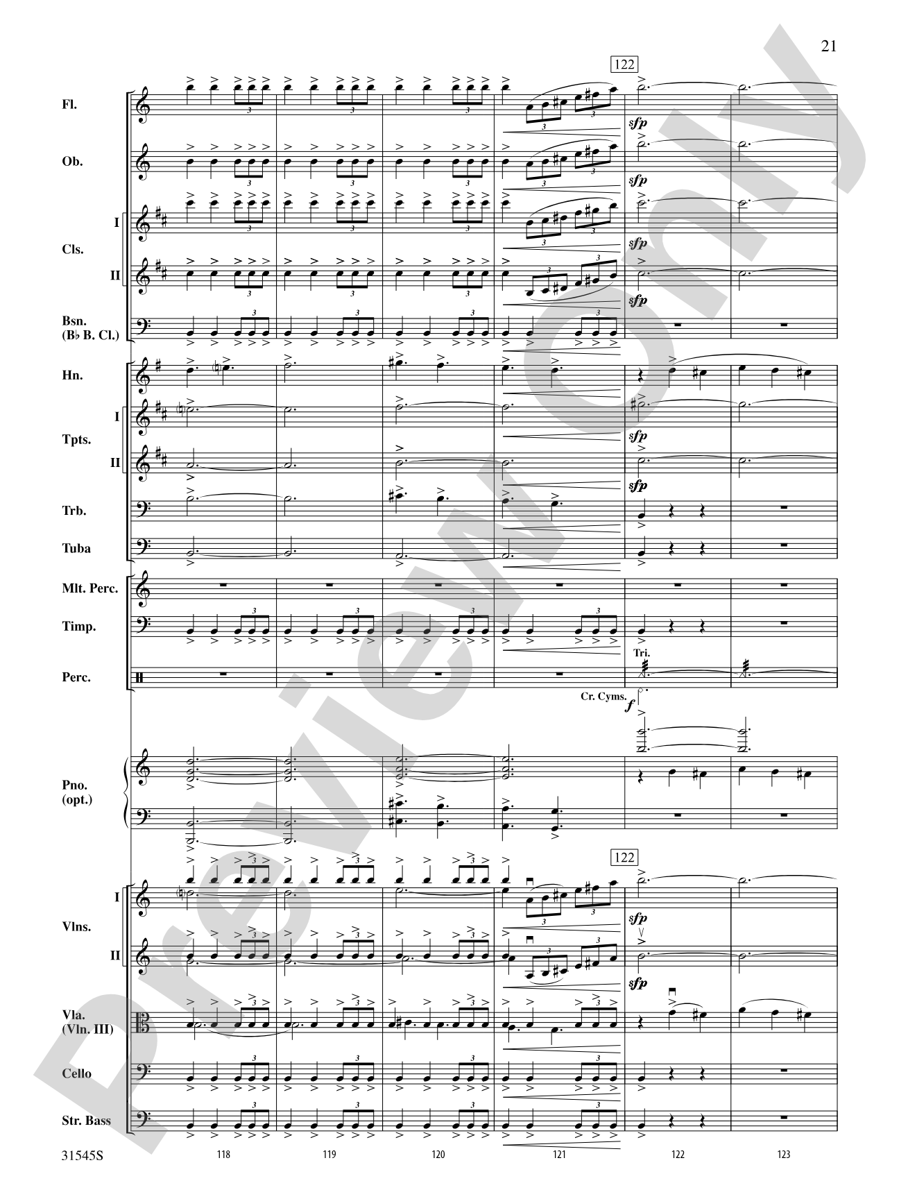 Galileo's Vision: Full Orchestra Conductor Score & Parts