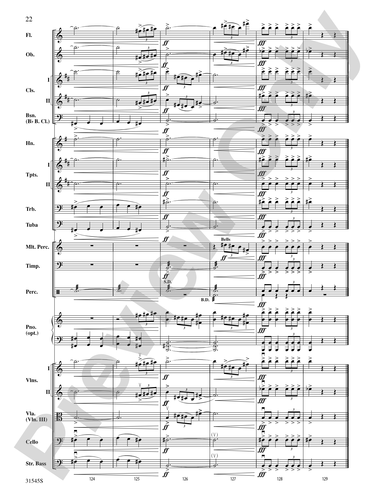 Galileo's Vision: Full Orchestra Conductor Score & Parts