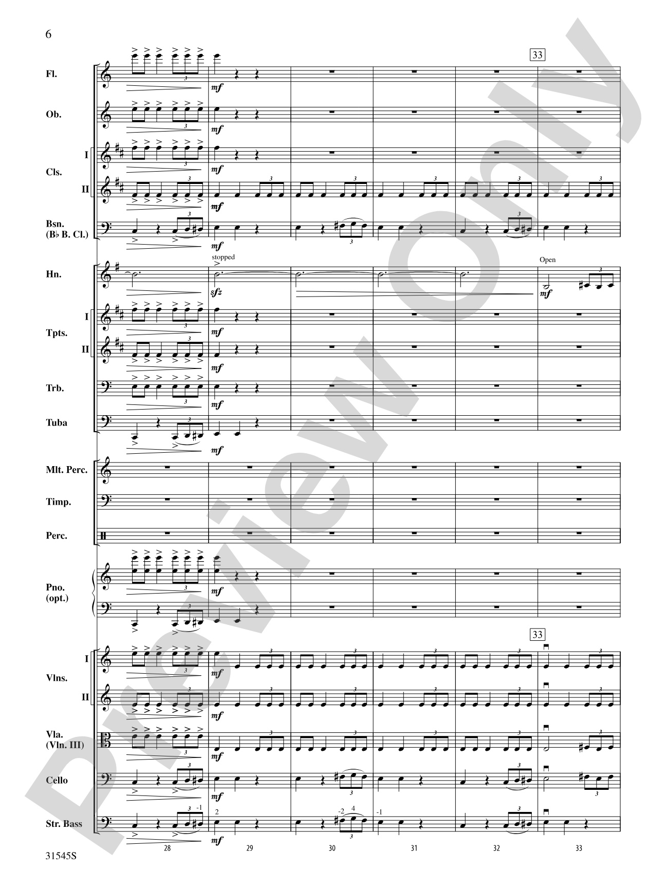 Galileo's Vision: Full Orchestra Conductor Score & Parts
