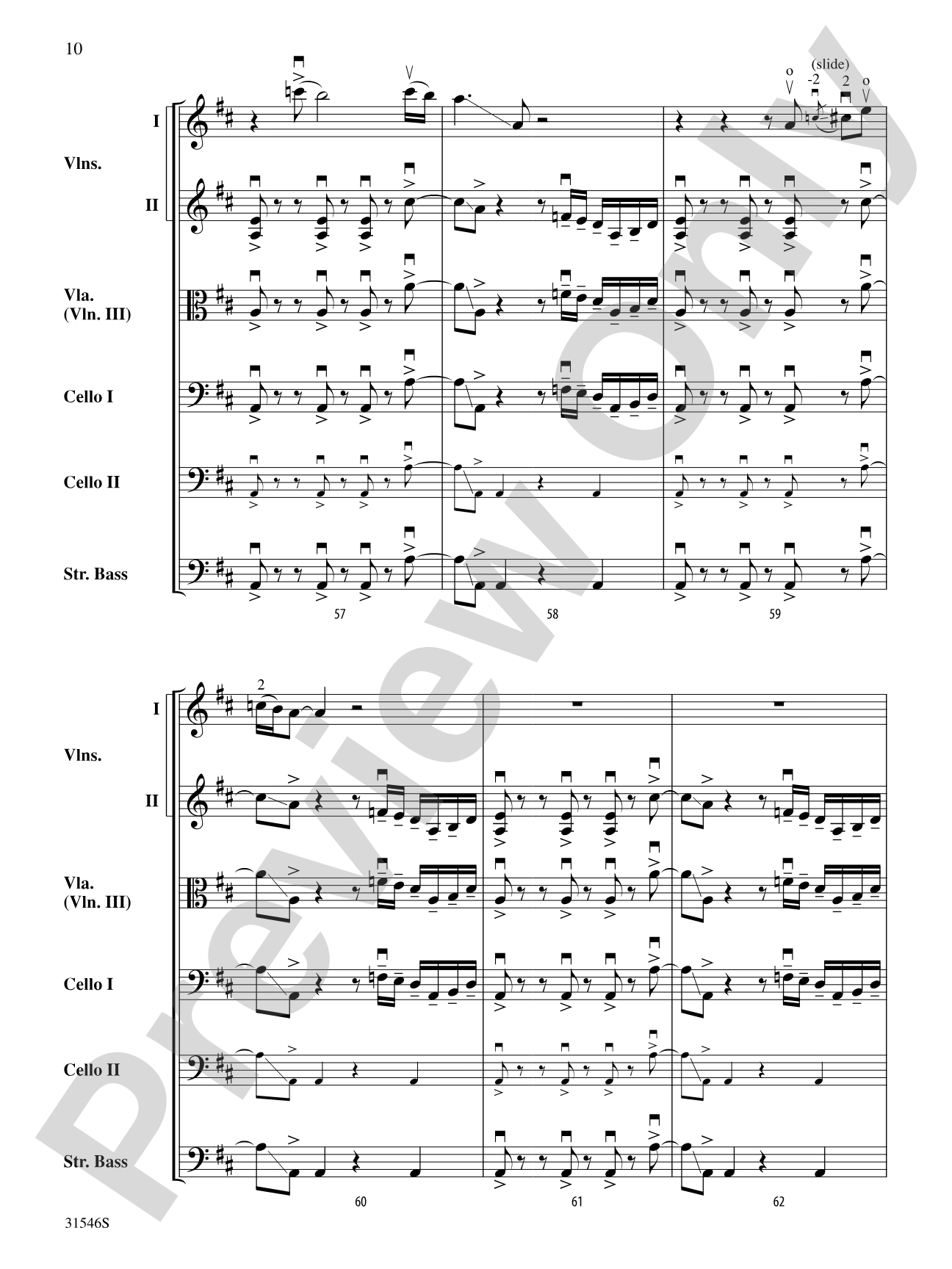 Kashmir: String Orchestra Conductor Score & Parts