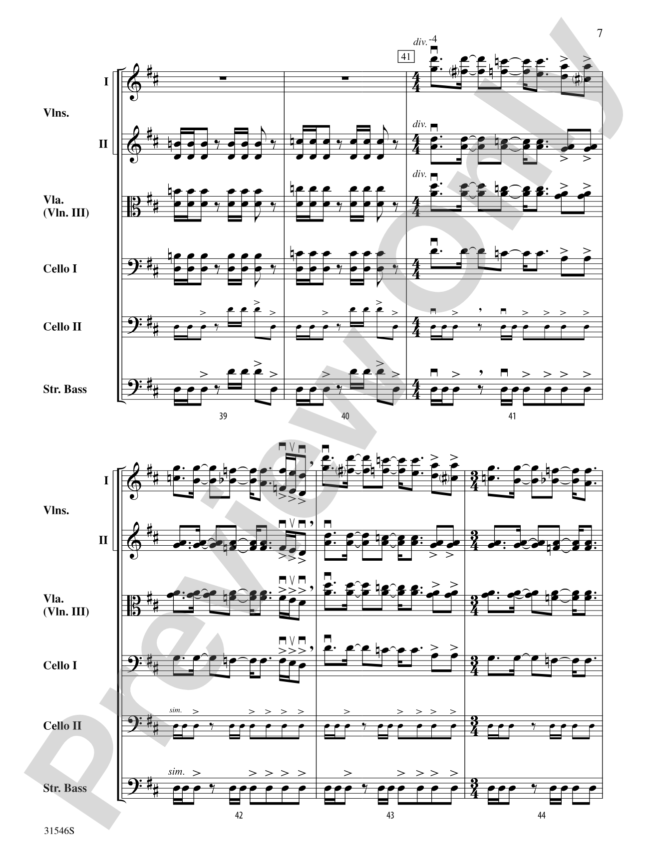 Kashmir: String Orchestra Conductor Score & Parts