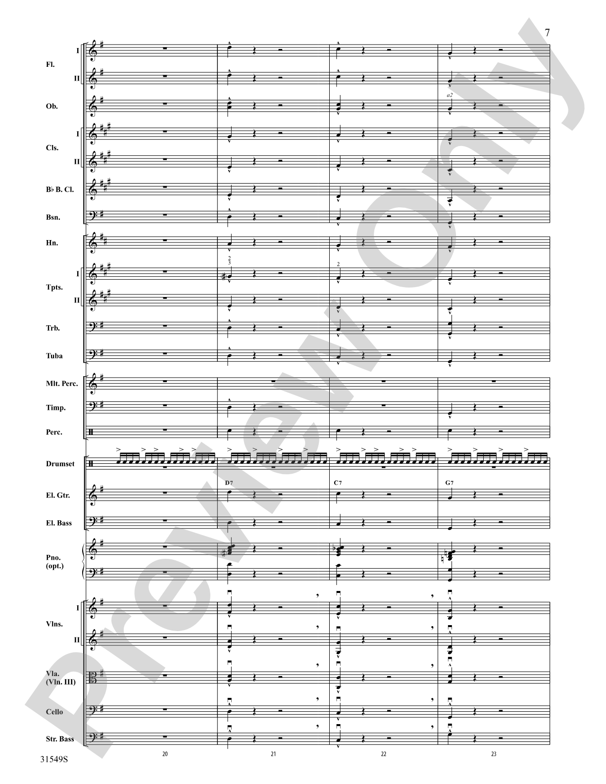 Wipe Out: Full Orchestra Conductor Score & Parts