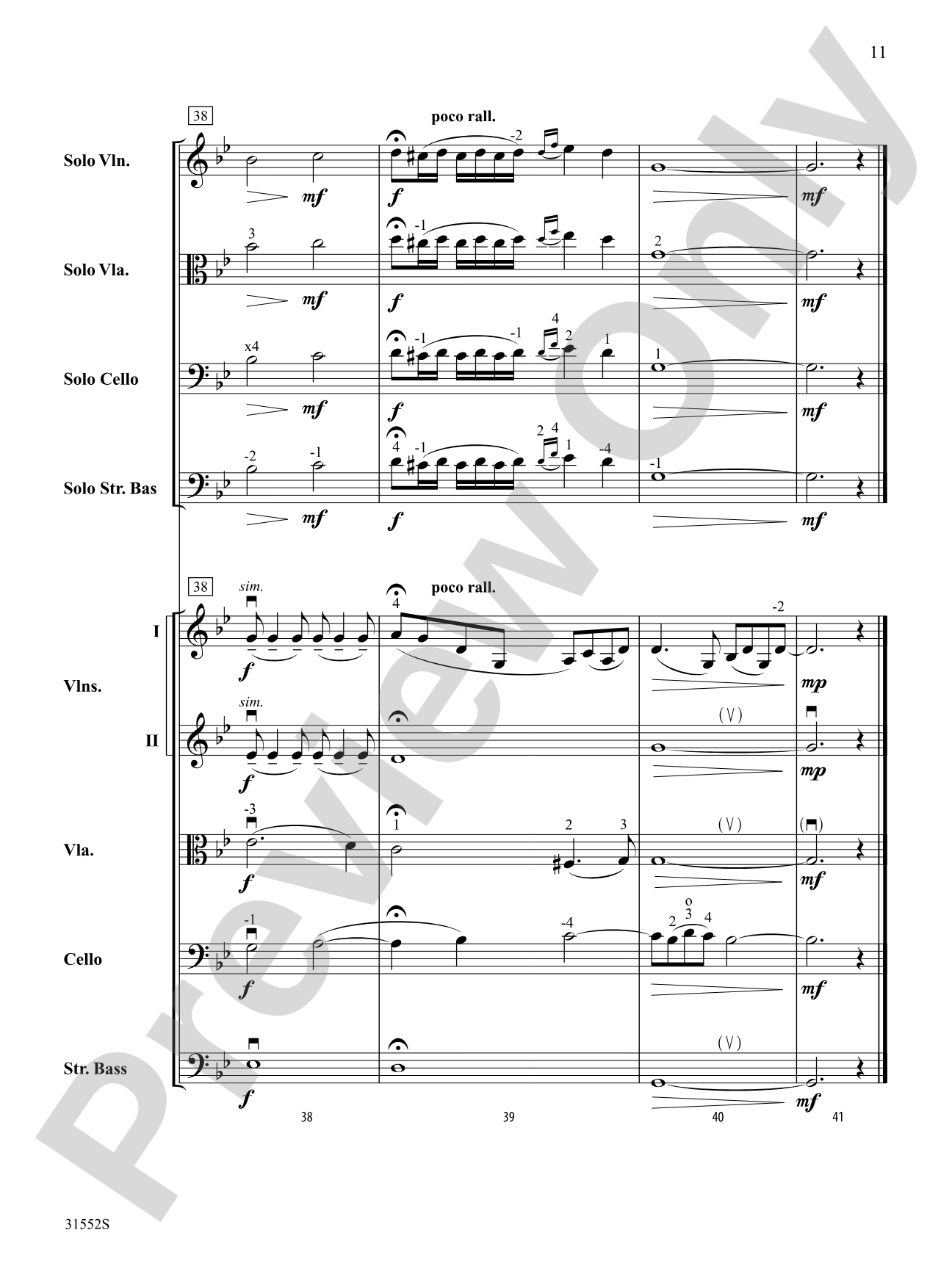 Nina: String Orchestra Conductor Score & Parts