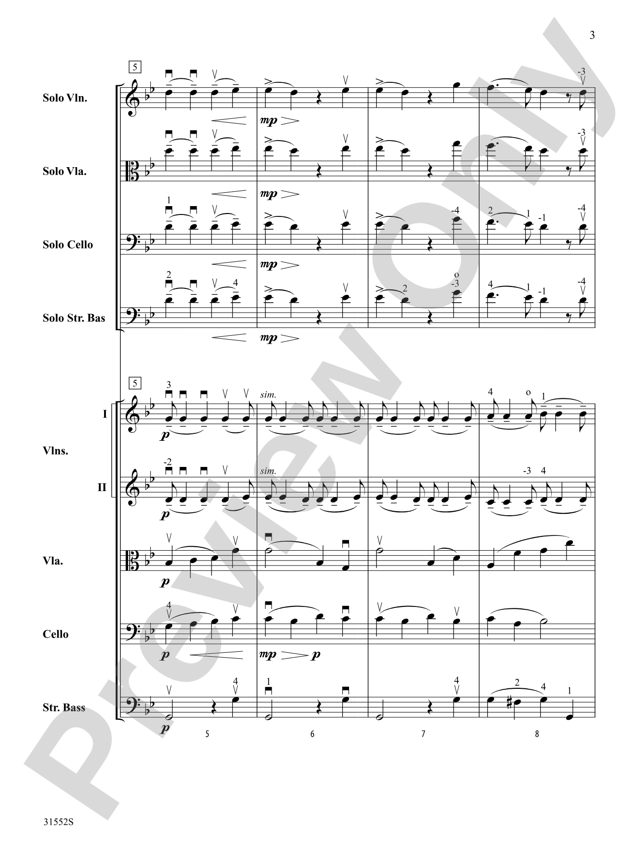 Nina: String Orchestra Conductor Score & Parts