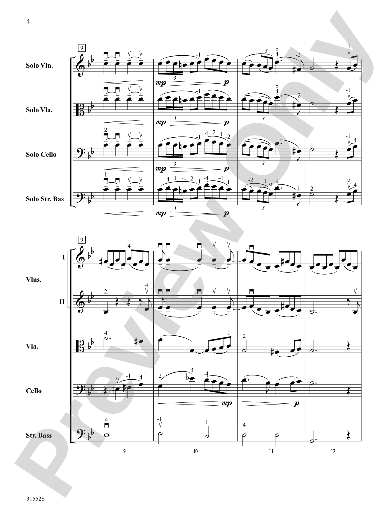 Nina: String Orchestra Conductor Score & Parts