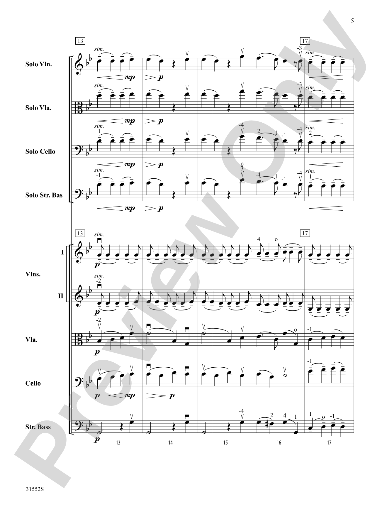 Nina: String Orchestra Conductor Score & Parts
