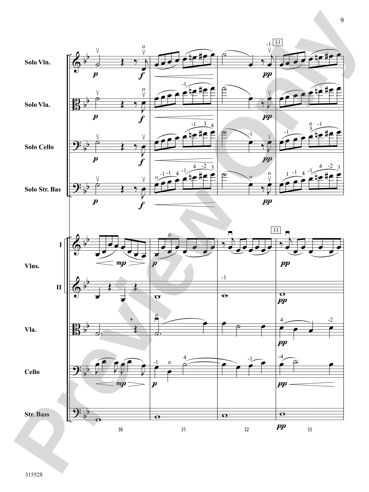 Nina: String Orchestra Conductor Score & Parts