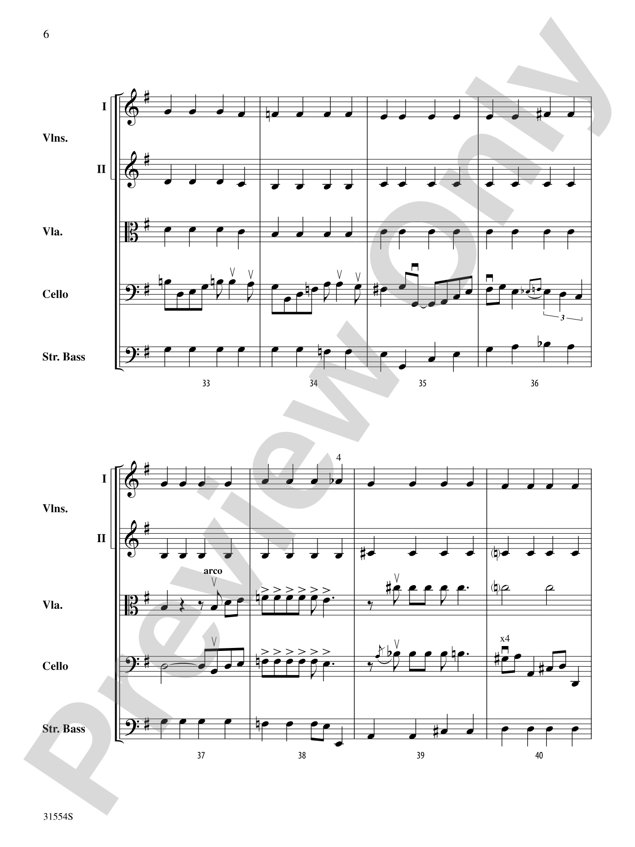 Prelude II: String Orchestra Conductor Score & Parts