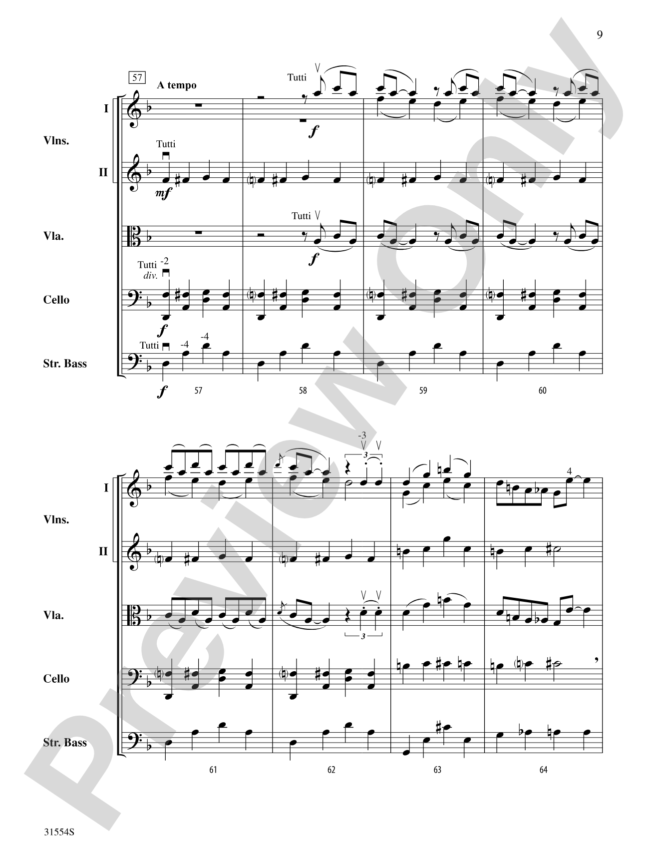 Prelude II: String Orchestra Conductor Score & Parts