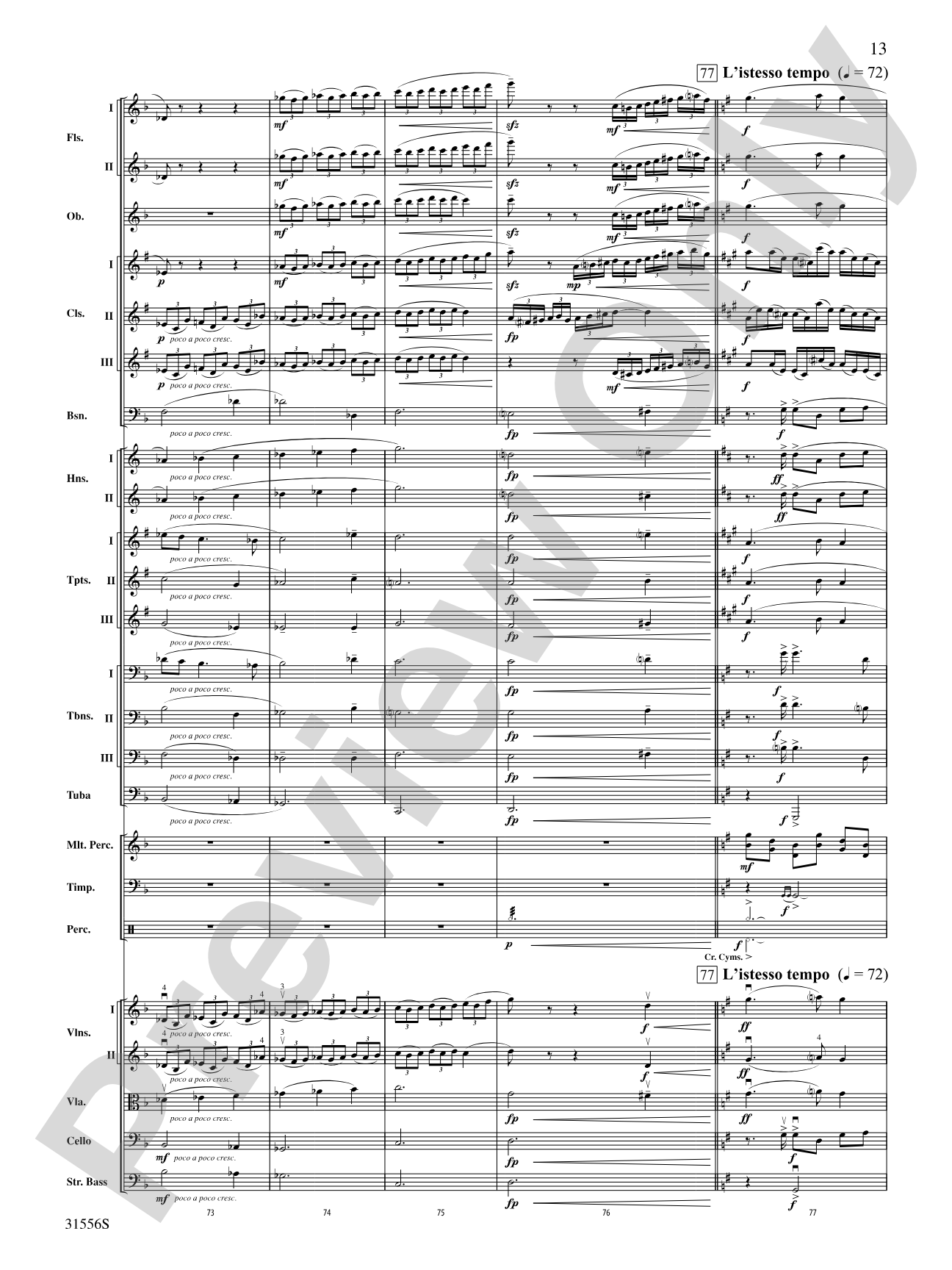 An Unending Legacy: Full Orchestra Conductor Score & Parts