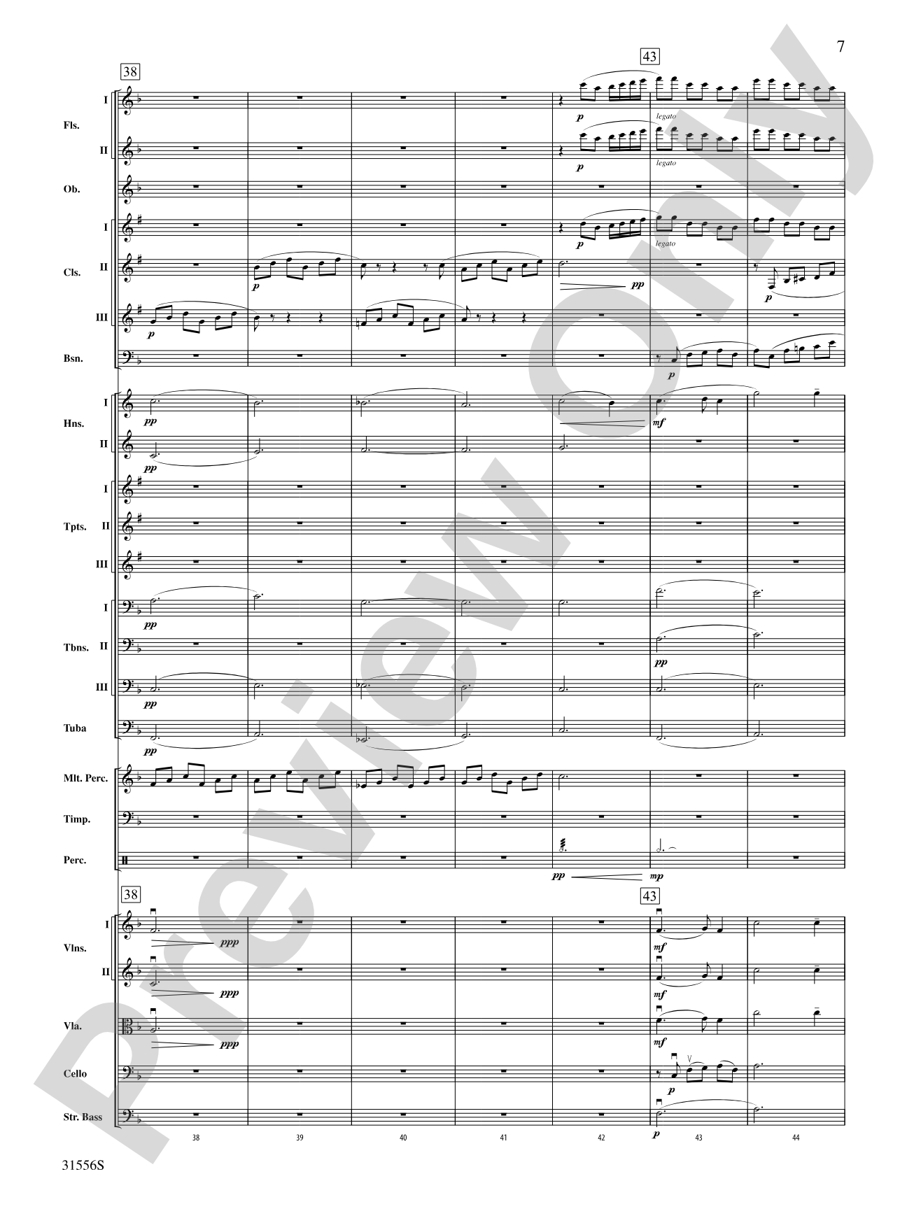 An Unending Legacy: Full Orchestra Conductor Score & Parts