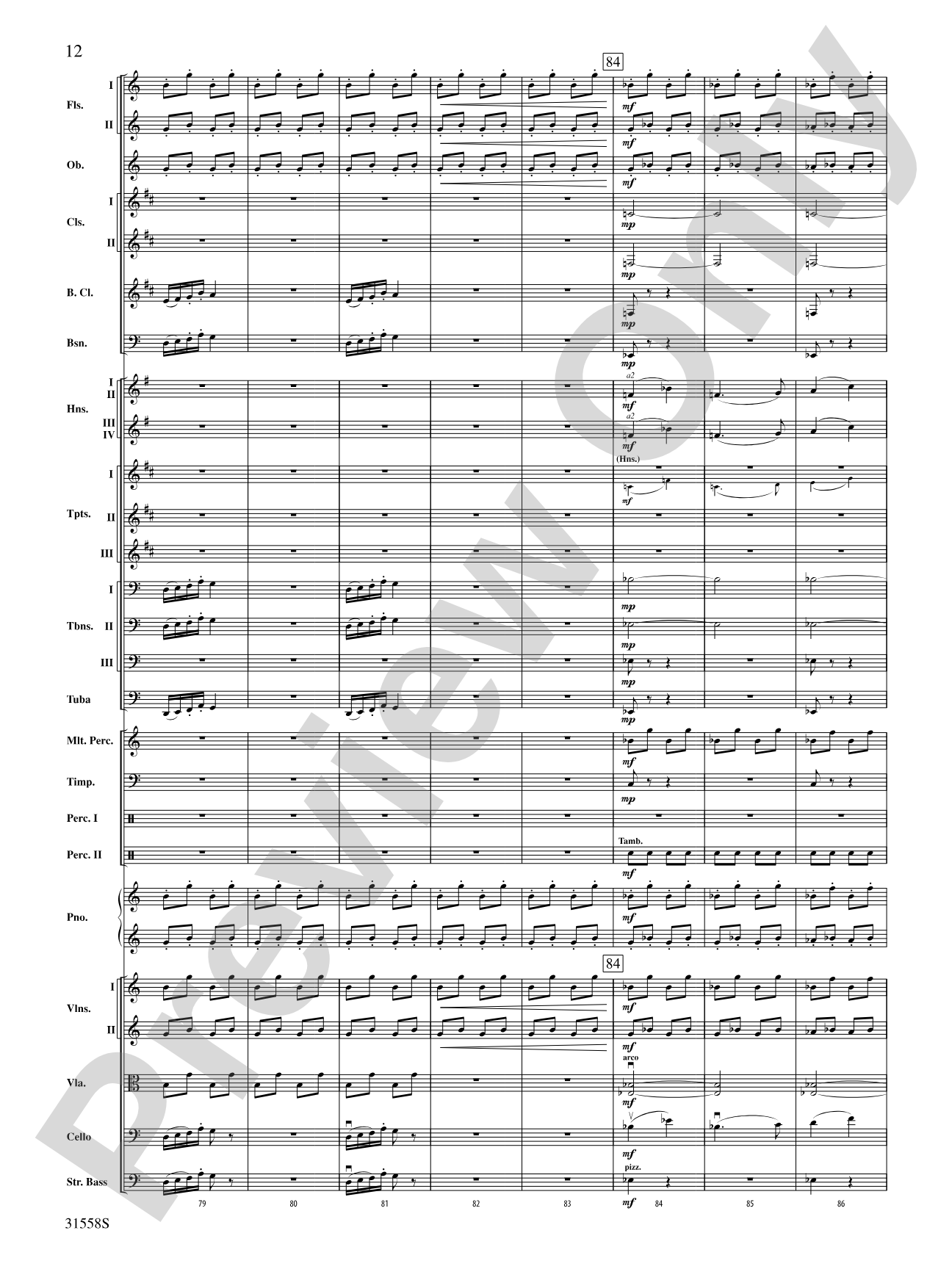 Serenade for Strings Mvt. IV Finale (Tema Ruso): Full Orchestra Conductor Score & Parts