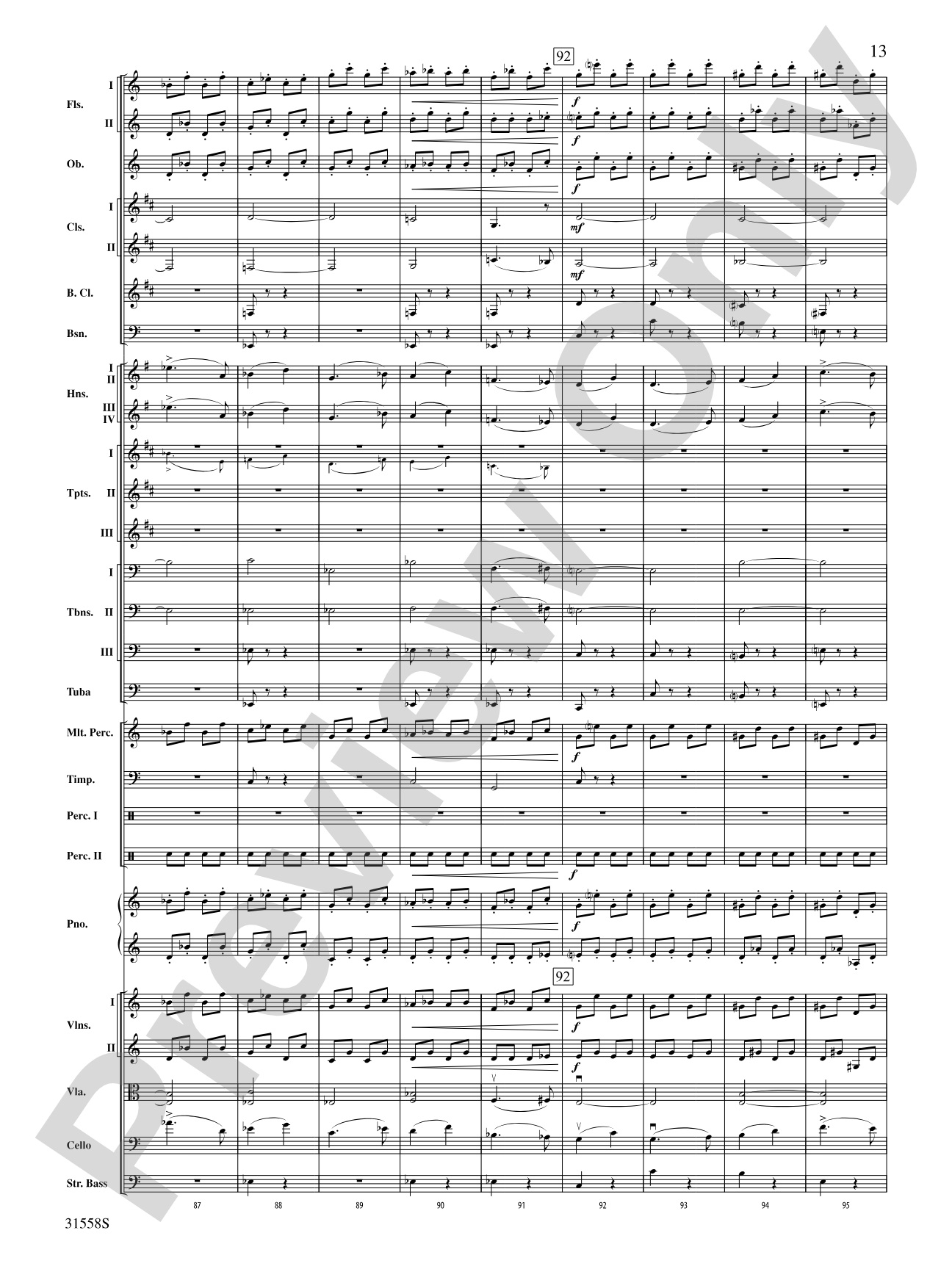 Serenade for Strings Mvt. IV Finale (Tema Ruso): Full Orchestra Conductor Score & Parts