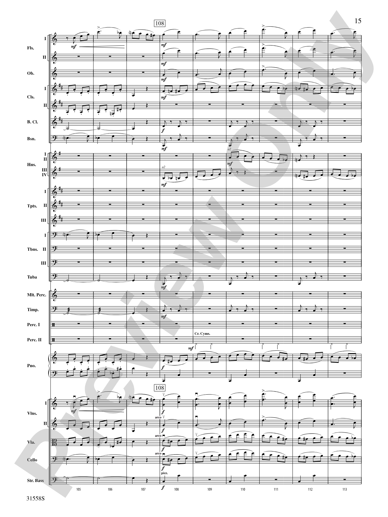 Serenade for Strings Mvt. IV Finale (Tema Ruso): Full Orchestra Conductor Score & Parts