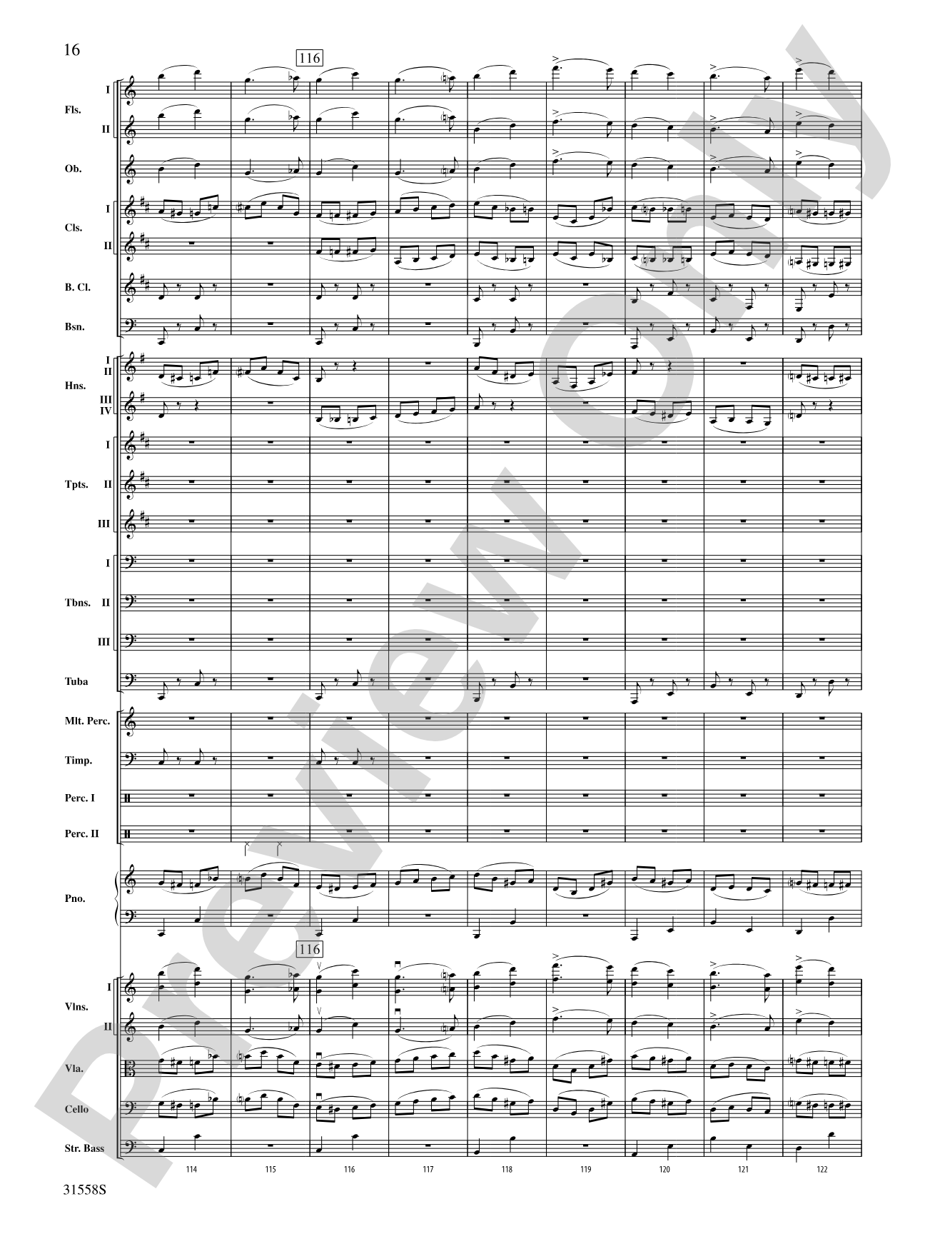 Serenade for Strings Mvt. IV Finale (Tema Ruso): Full Orchestra Conductor Score & Parts