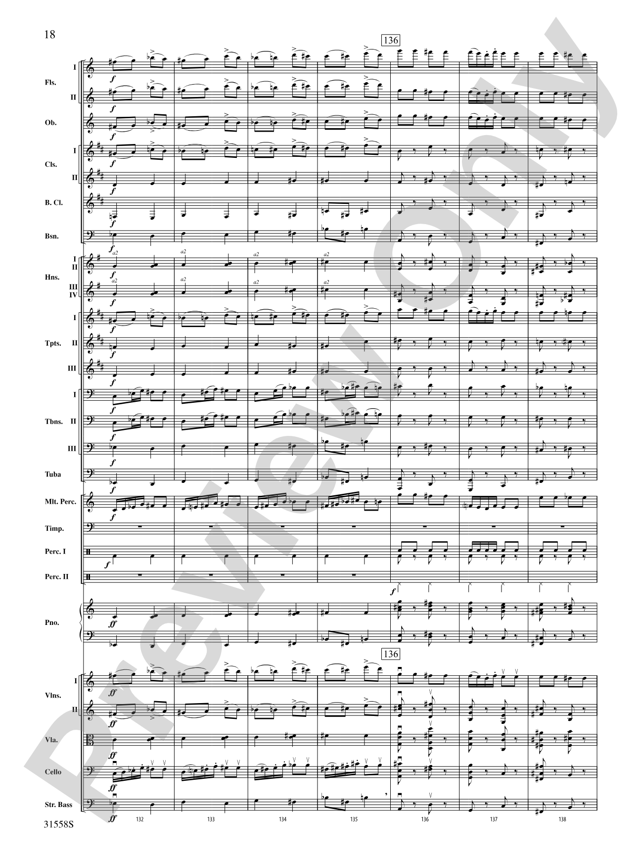 Serenade for Strings Mvt. IV Finale (Tema Ruso): Full Orchestra Conductor Score & Parts