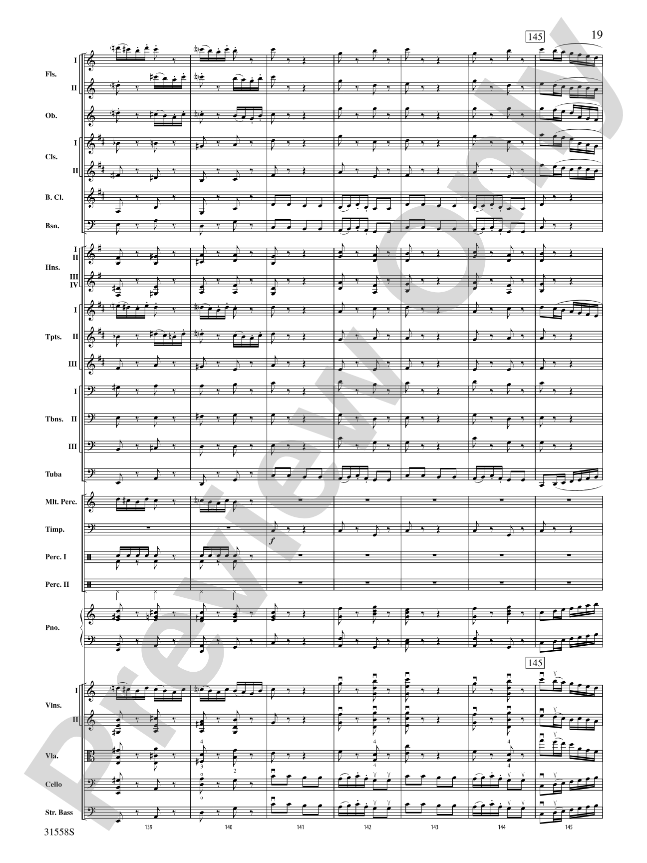 Serenade for Strings Mvt. IV Finale (Tema Ruso): Full Orchestra Conductor Score & Parts