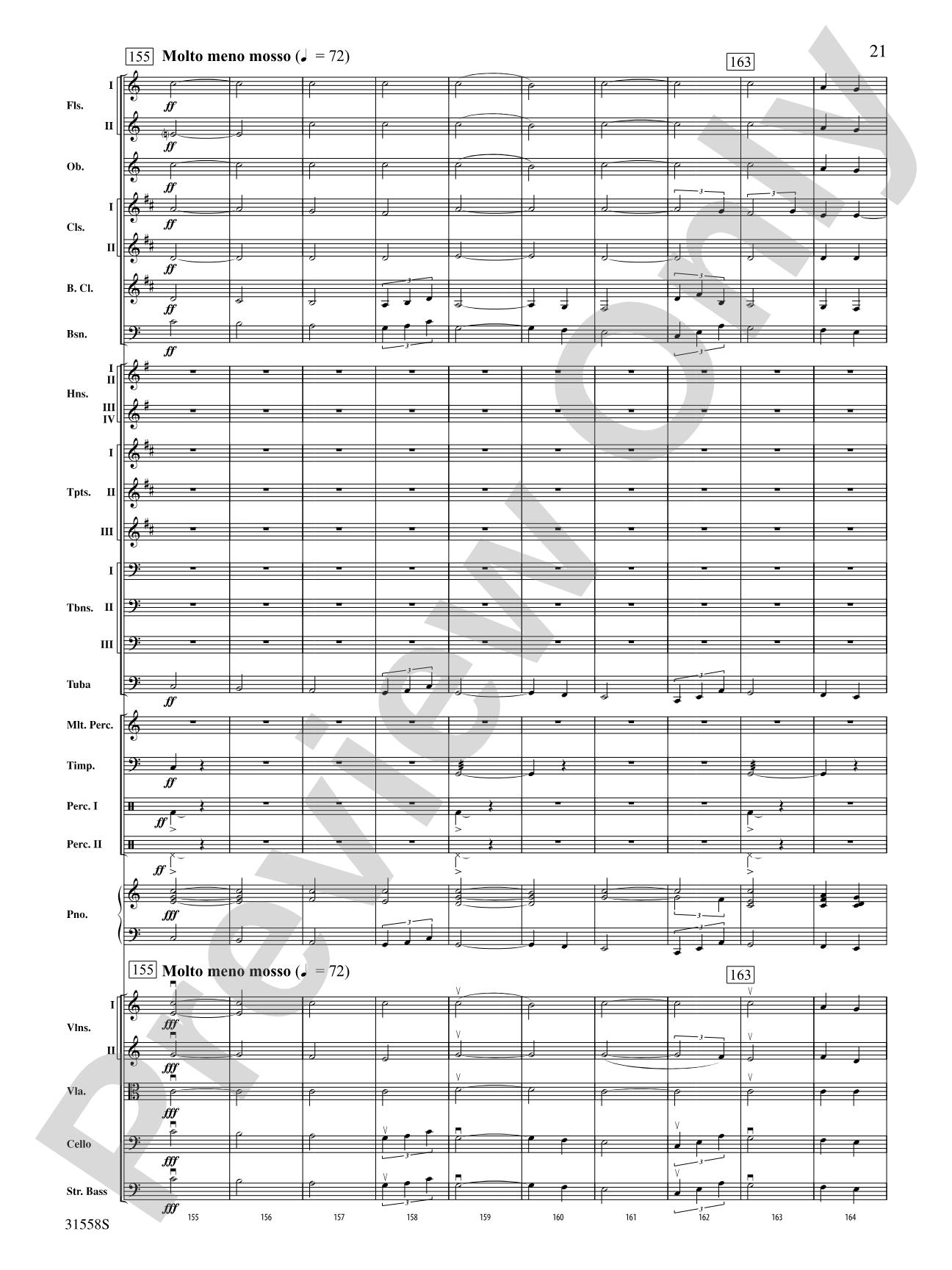 Serenade for Strings Mvt. IV Finale (Tema Ruso): Full Orchestra Conductor Score & Parts