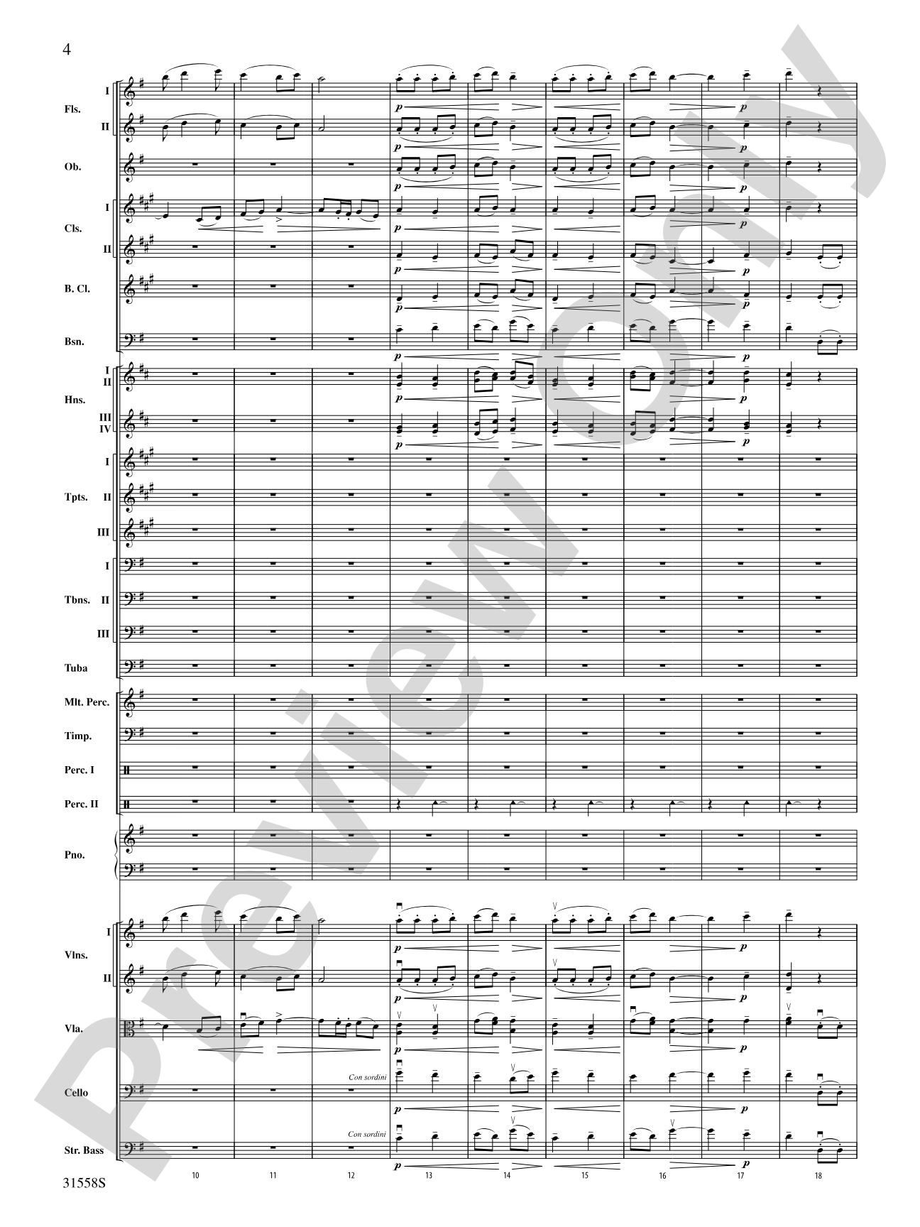 Serenade for Strings Mvt. IV Finale (Tema Ruso): Full Orchestra Conductor Score & Parts