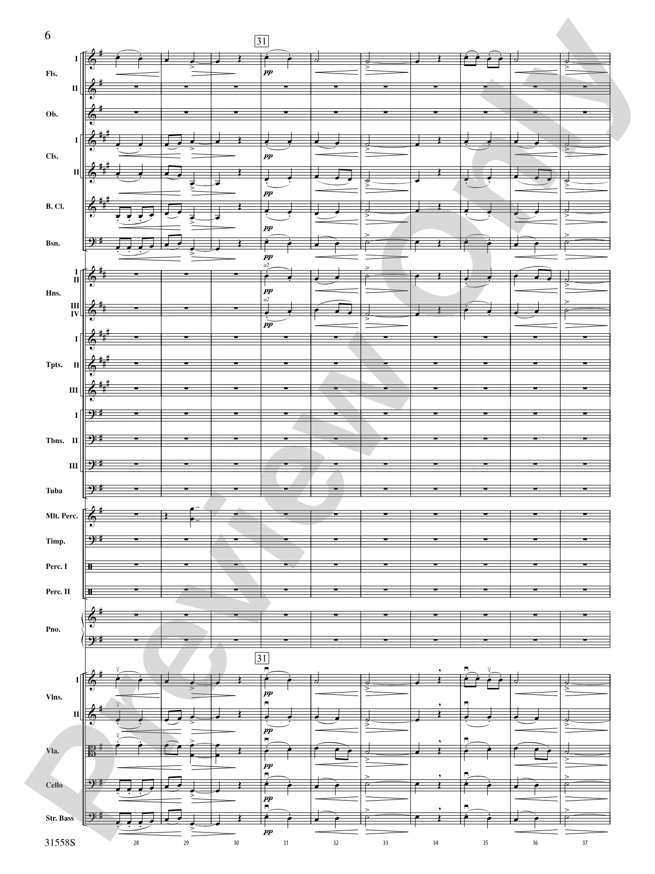 Serenade for Strings Mvt. IV Finale (Tema Ruso): Full Orchestra Conductor Score & Parts