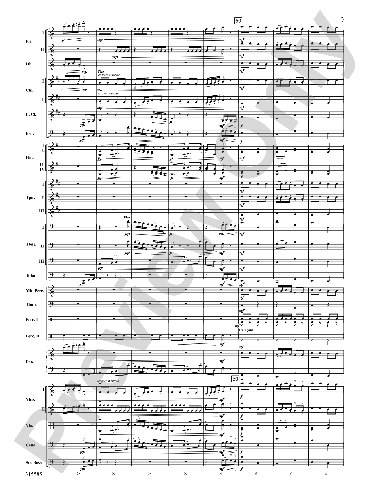 Serenade for Strings Mvt. IV Finale (Tema Ruso): Full Orchestra Conductor Score & Parts
