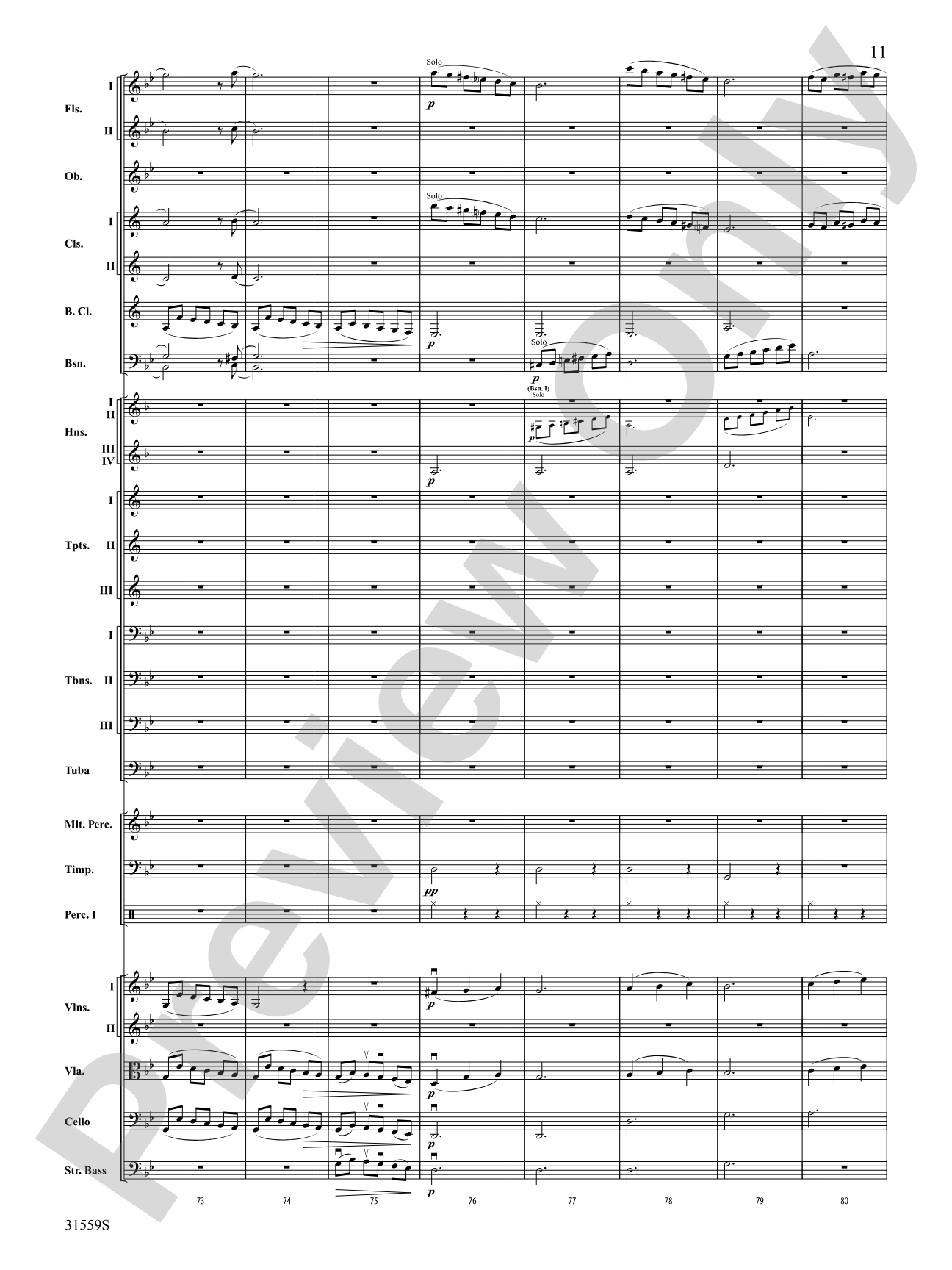 Variations on a Theme by Haydn: Full Orchestra Conductor Score & Parts