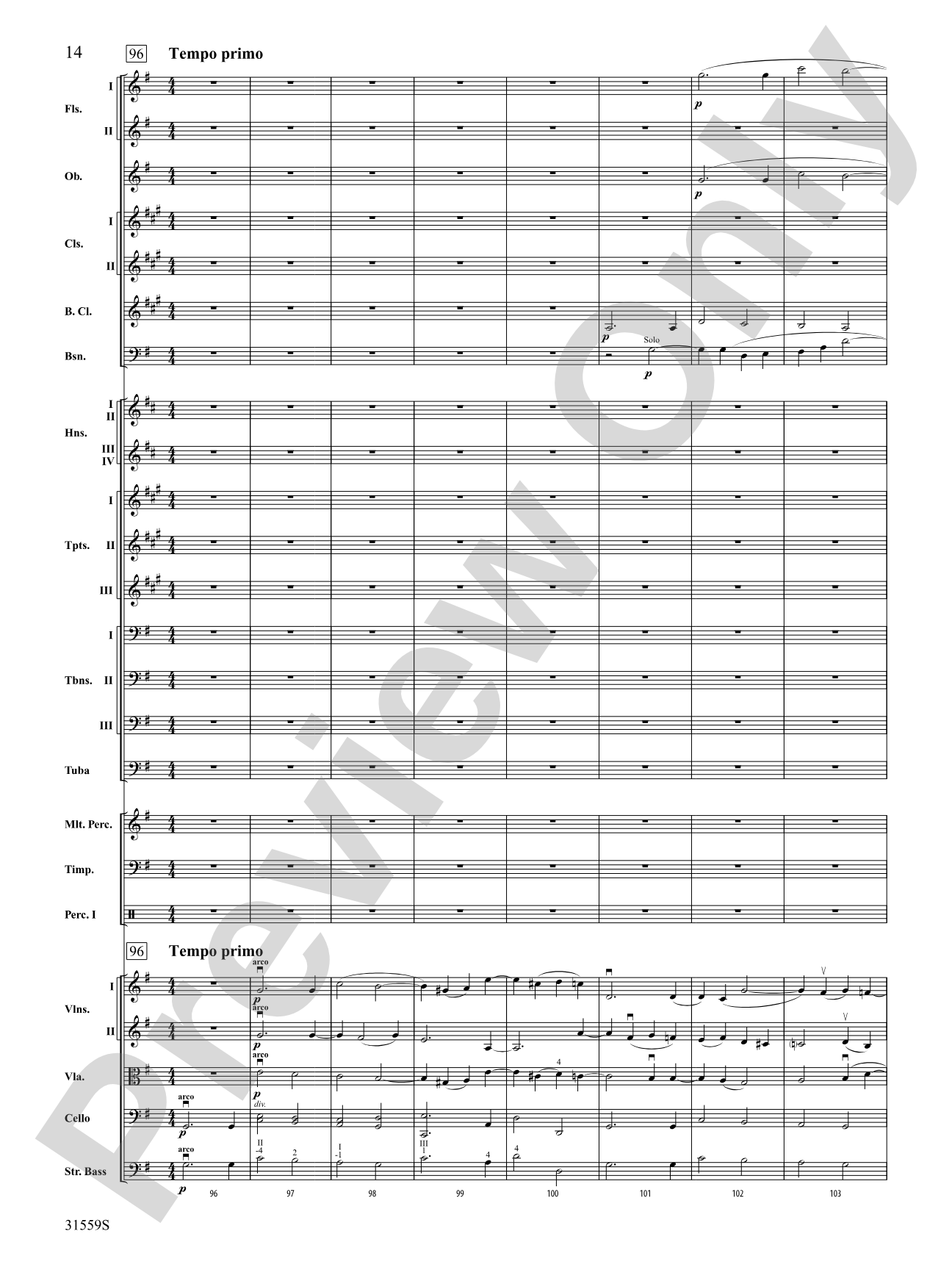 Variations on a Theme by Haydn: Full Orchestra Conductor Score & Parts