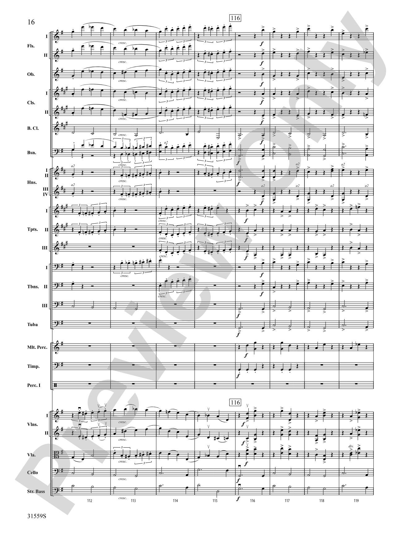 Variations on a Theme by Haydn: Full Orchestra Conductor Score & Parts