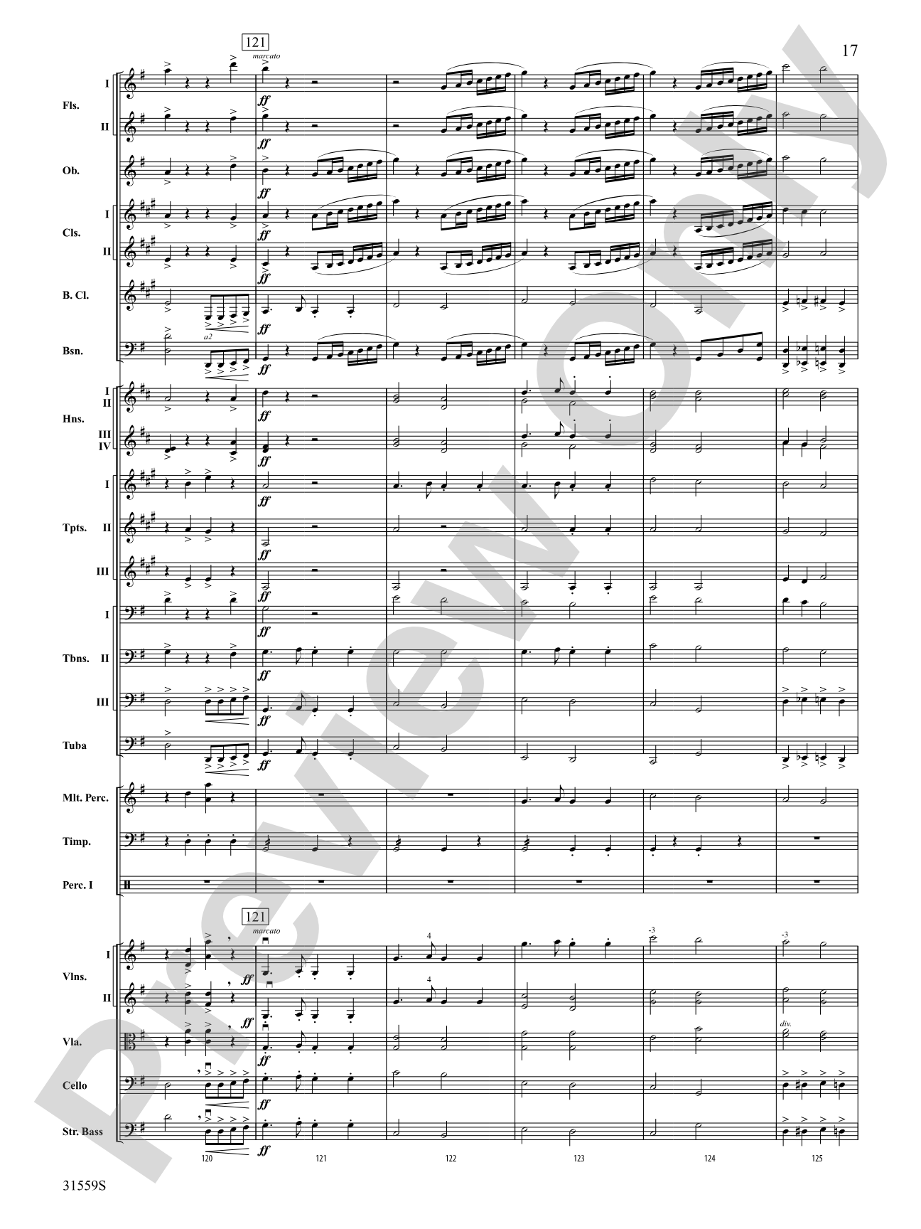 Variations on a Theme by Haydn: Full Orchestra Conductor Score & Parts