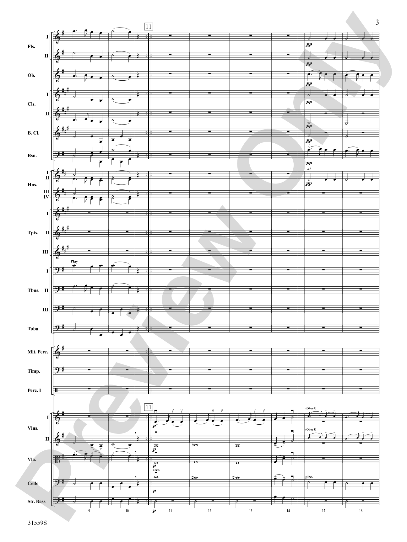 Variations on a Theme by Haydn: Full Orchestra Conductor Score & Parts