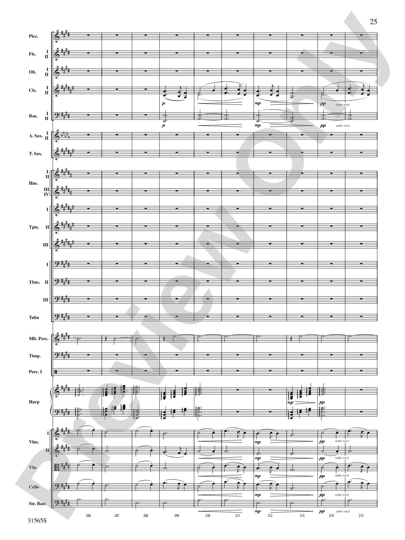 A Christmas Festival: Score