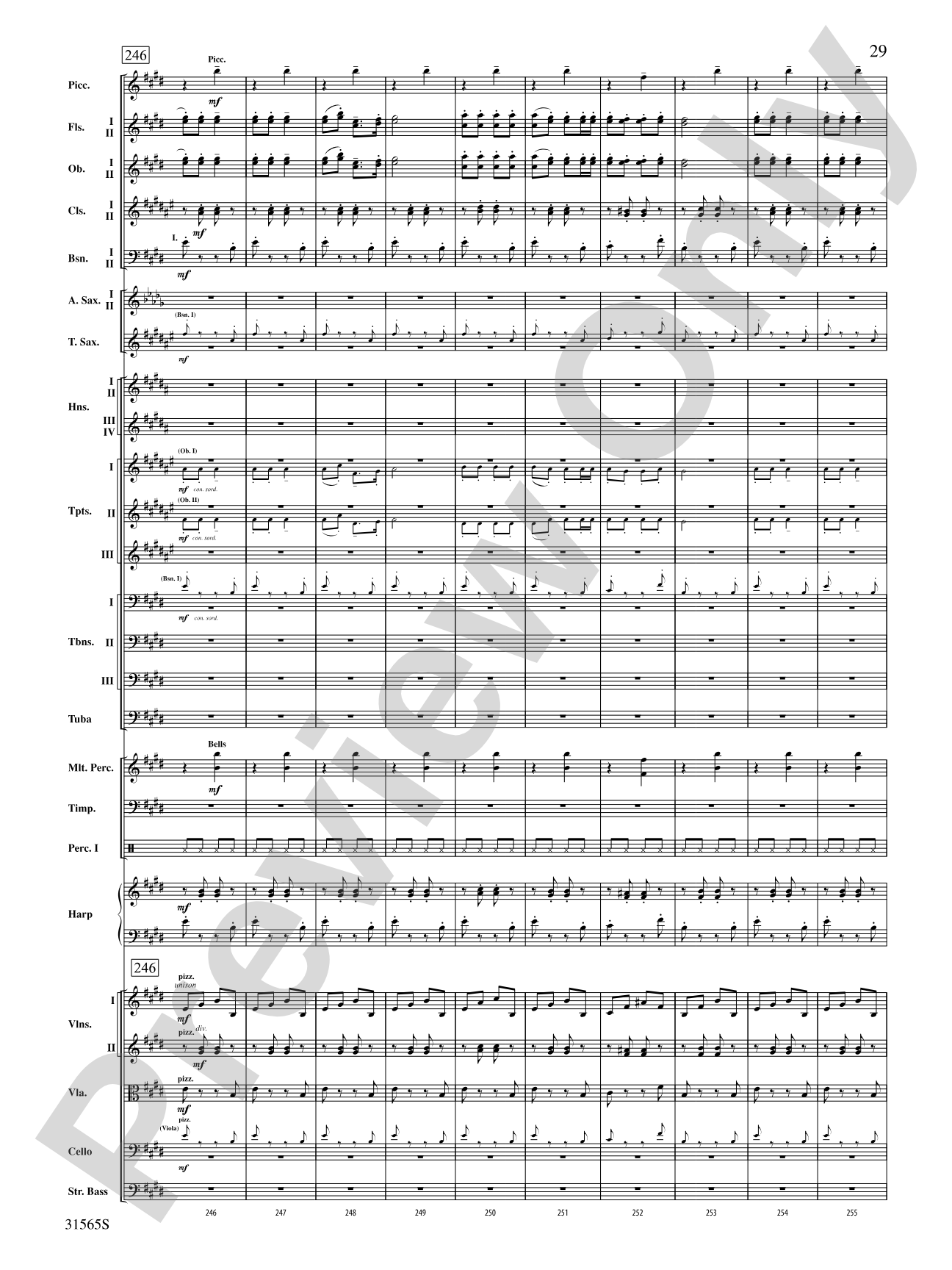 A Christmas Festival: Score